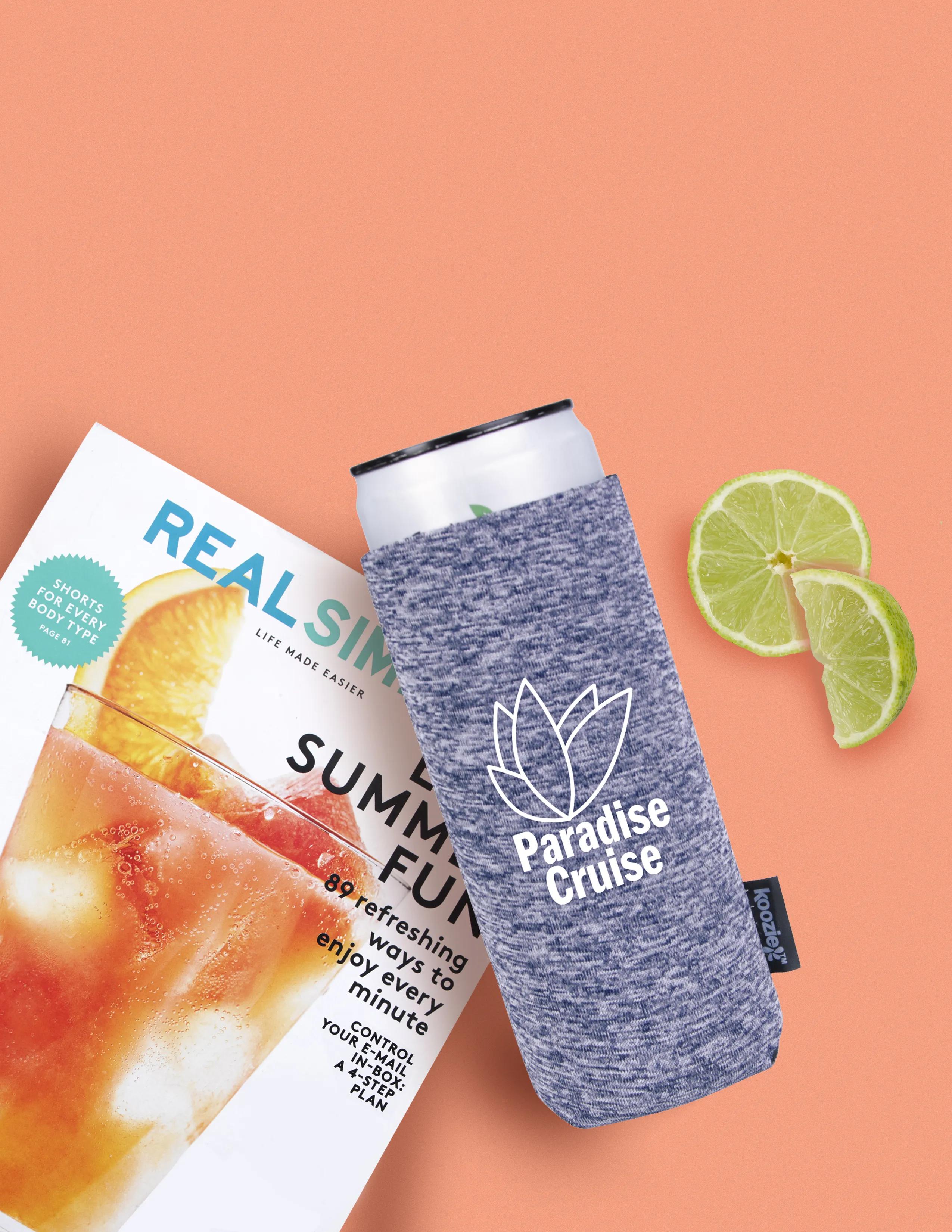 Koozie® Heather Collapsible Slim Can Cooler 15 of 41
