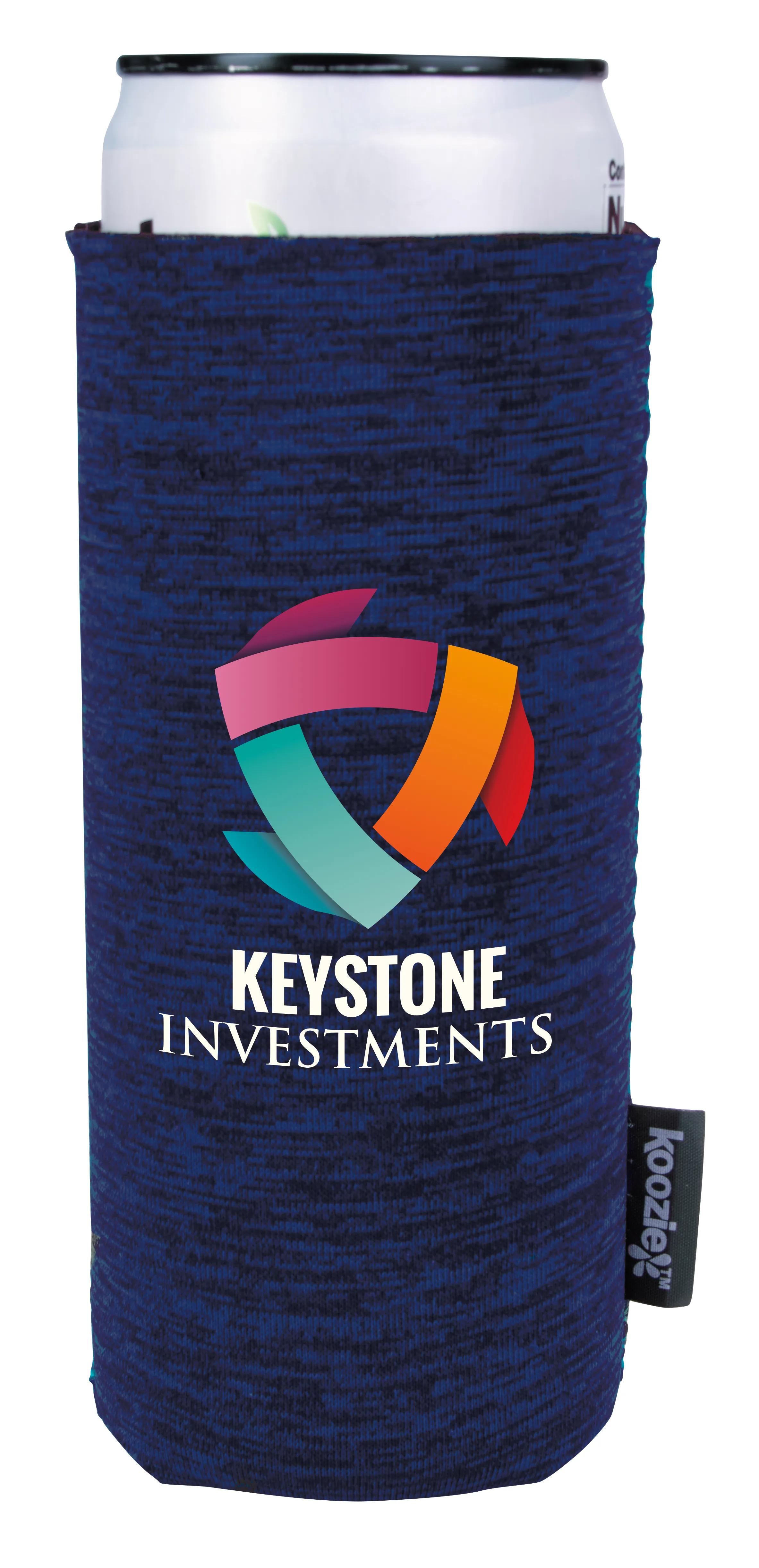 Koozie® Heather Collapsible Slim Can Cooler