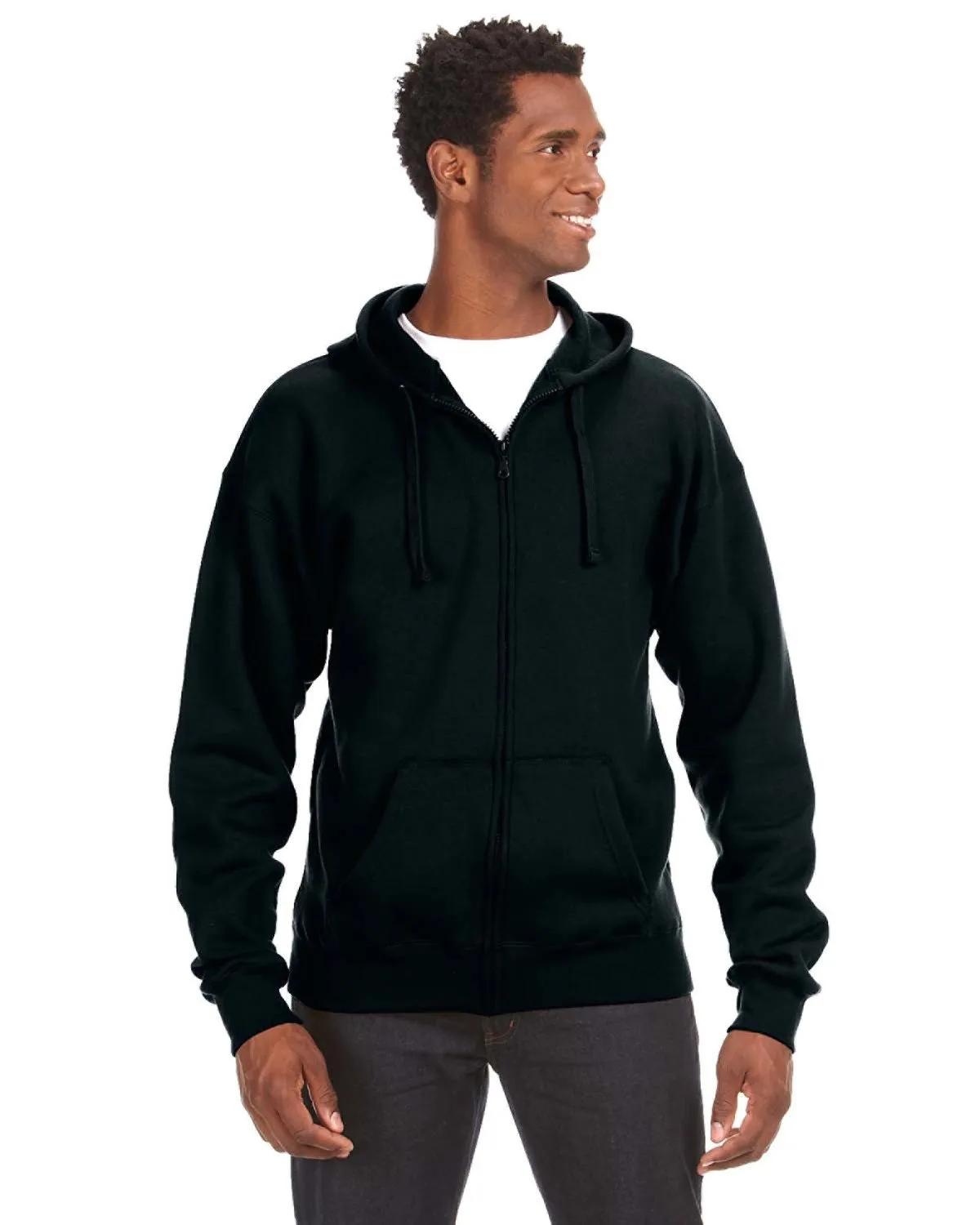 Adult Premium Full-Zip Fleece Hooded Sweatshirt 2 of 14