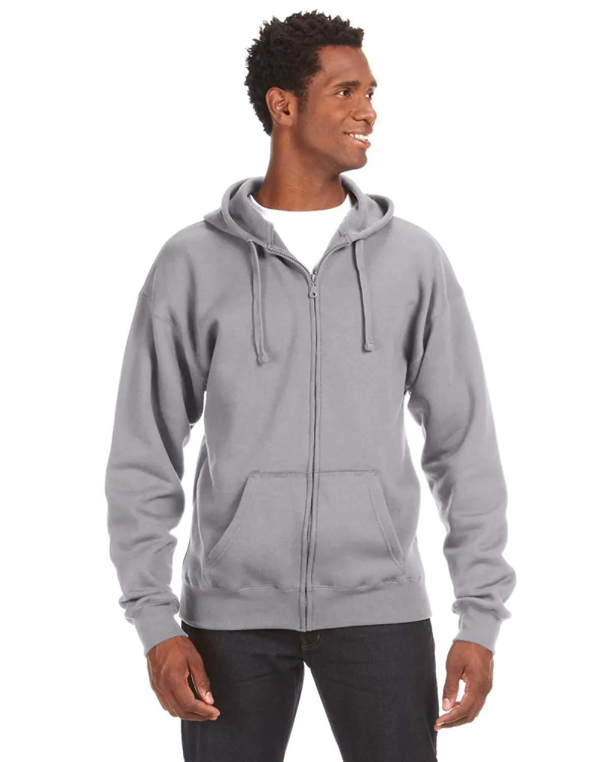 Adult Premium Full-Zip Fleece Hooded Sweatshirt