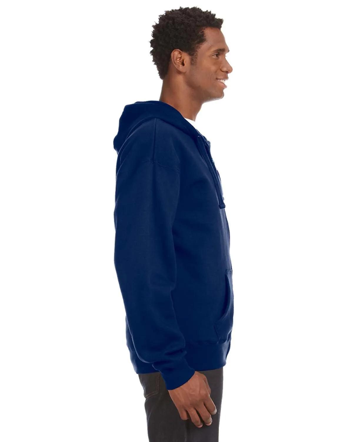 Adult Premium Full-Zip Fleece Hooded Sweatshirt 5 of 14