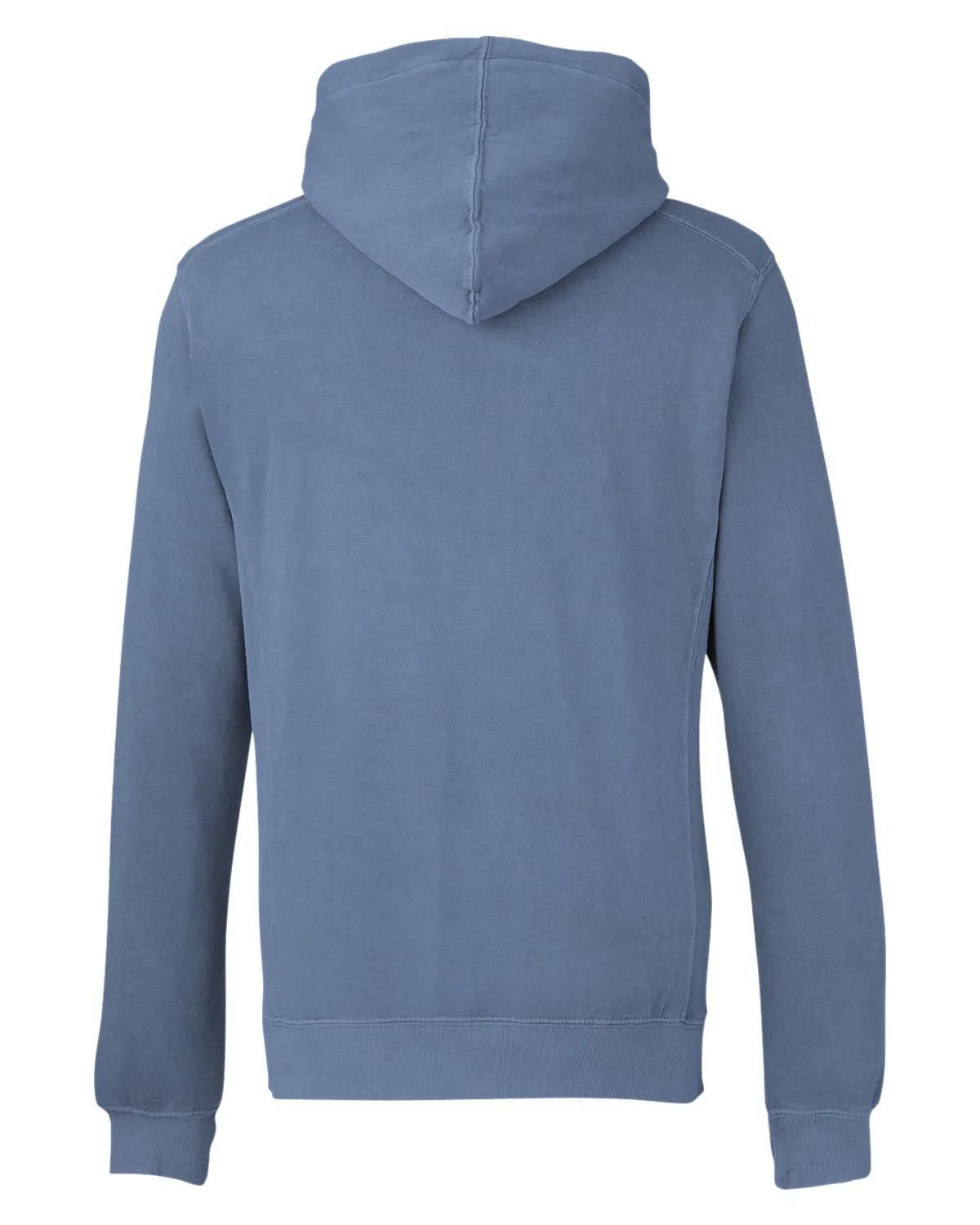 Unisex Pigment Dyed Fleece Hooded Sweatshirt 10 of 35