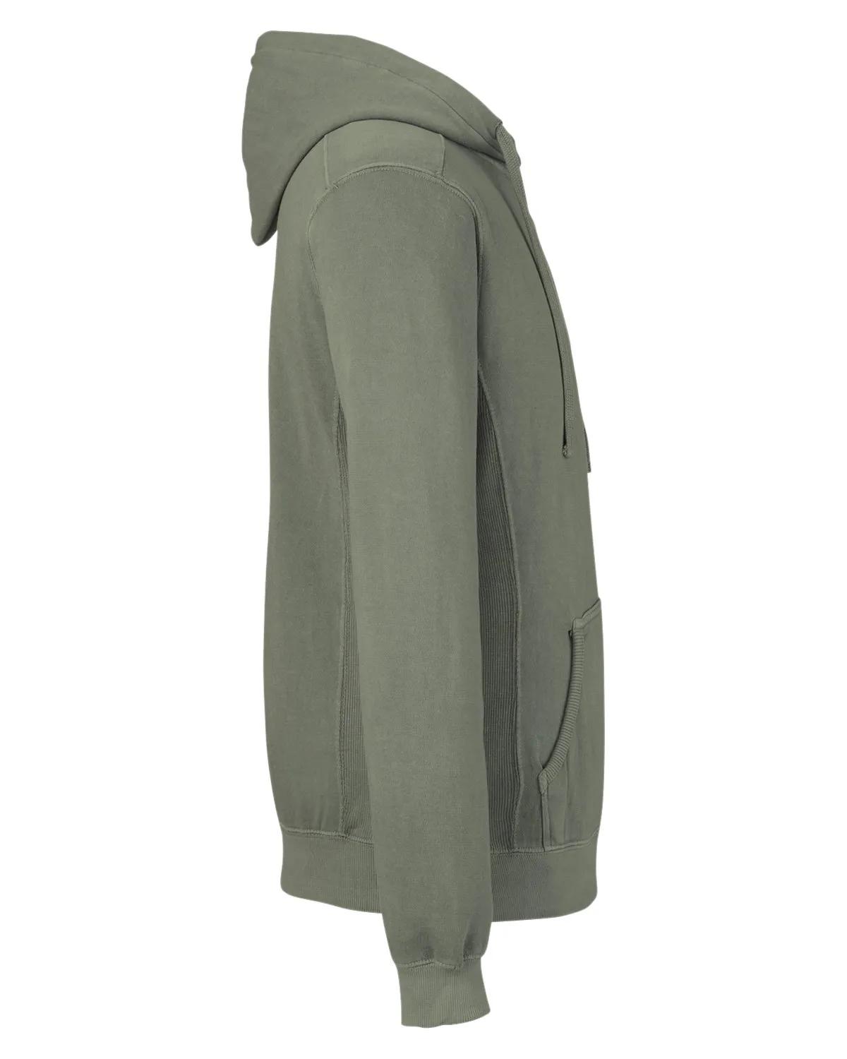 Unisex Pigment Dyed Fleece Hooded Sweatshirt 21 of 35