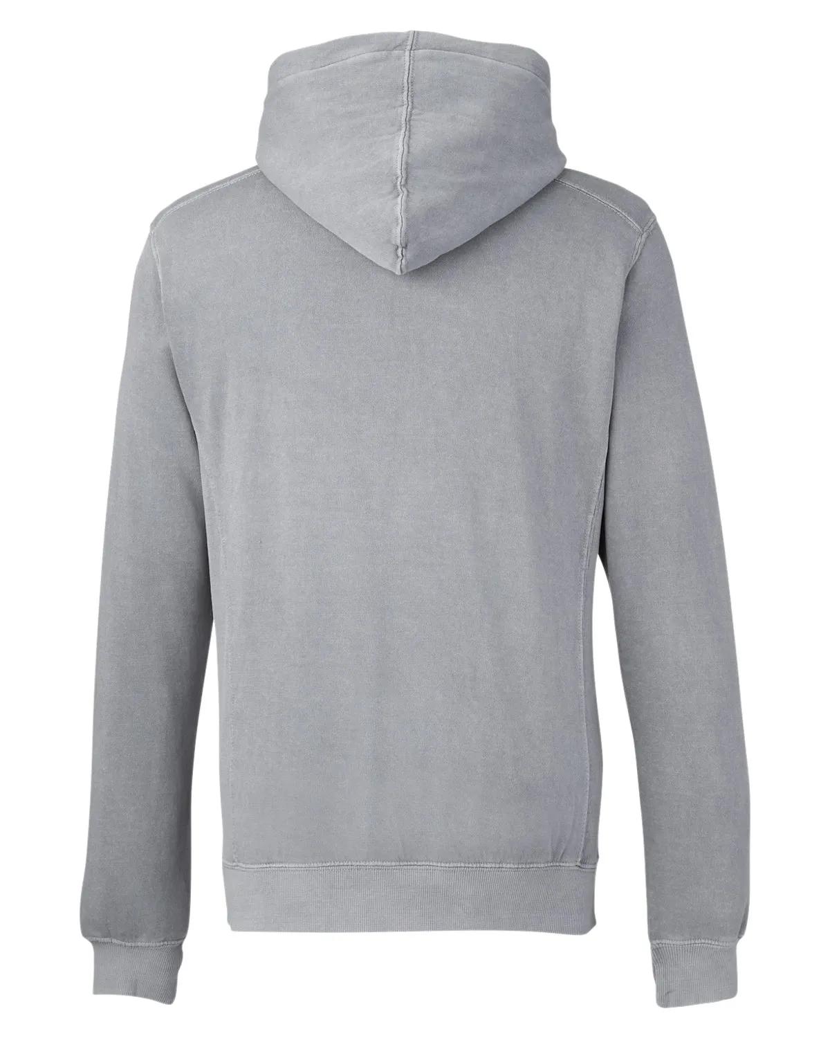 Unisex Pigment Dyed Fleece Hooded Sweatshirt 11 of 35