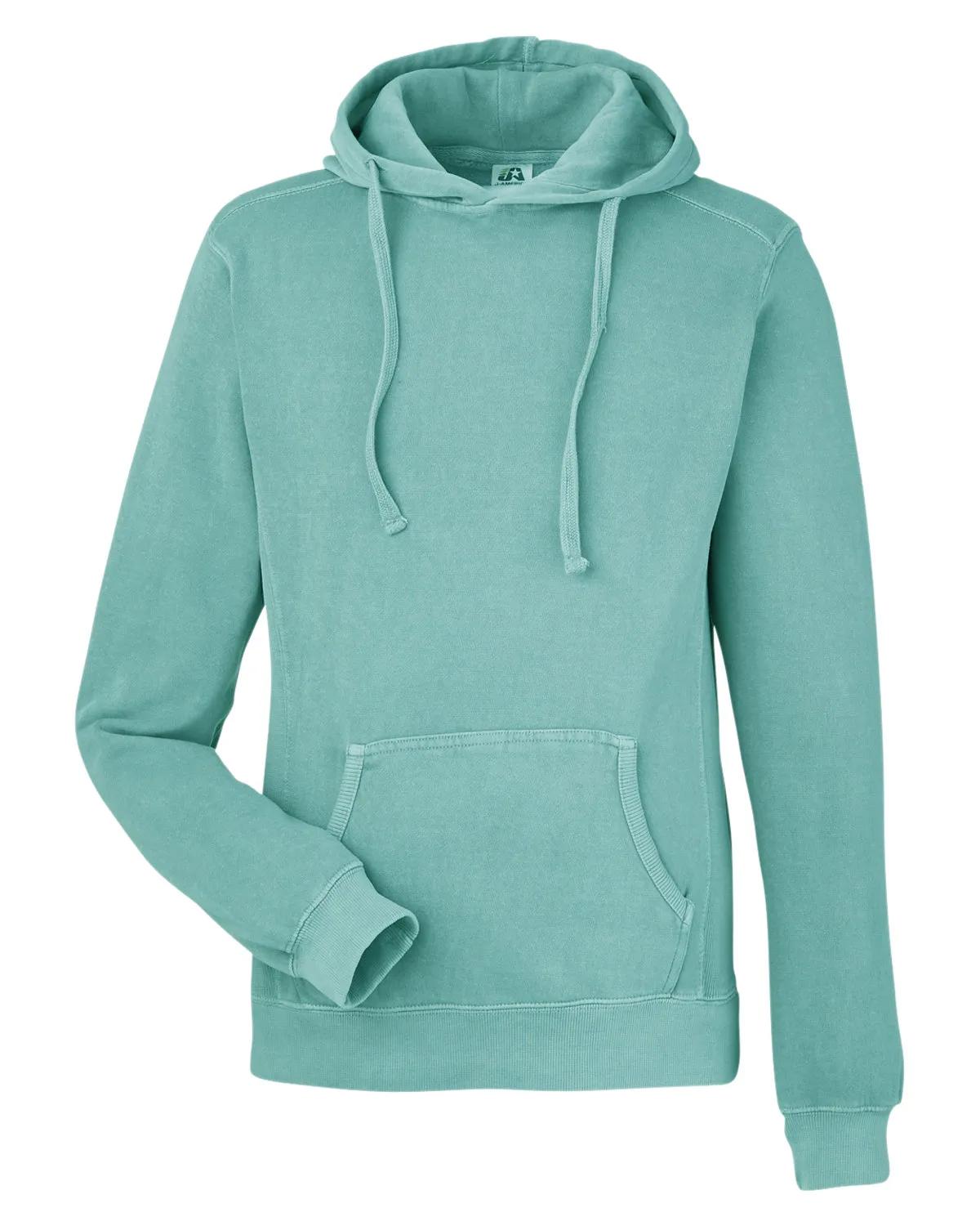 Unisex Pigment Dyed Fleece Hooded Sweatshirt 5 of 35