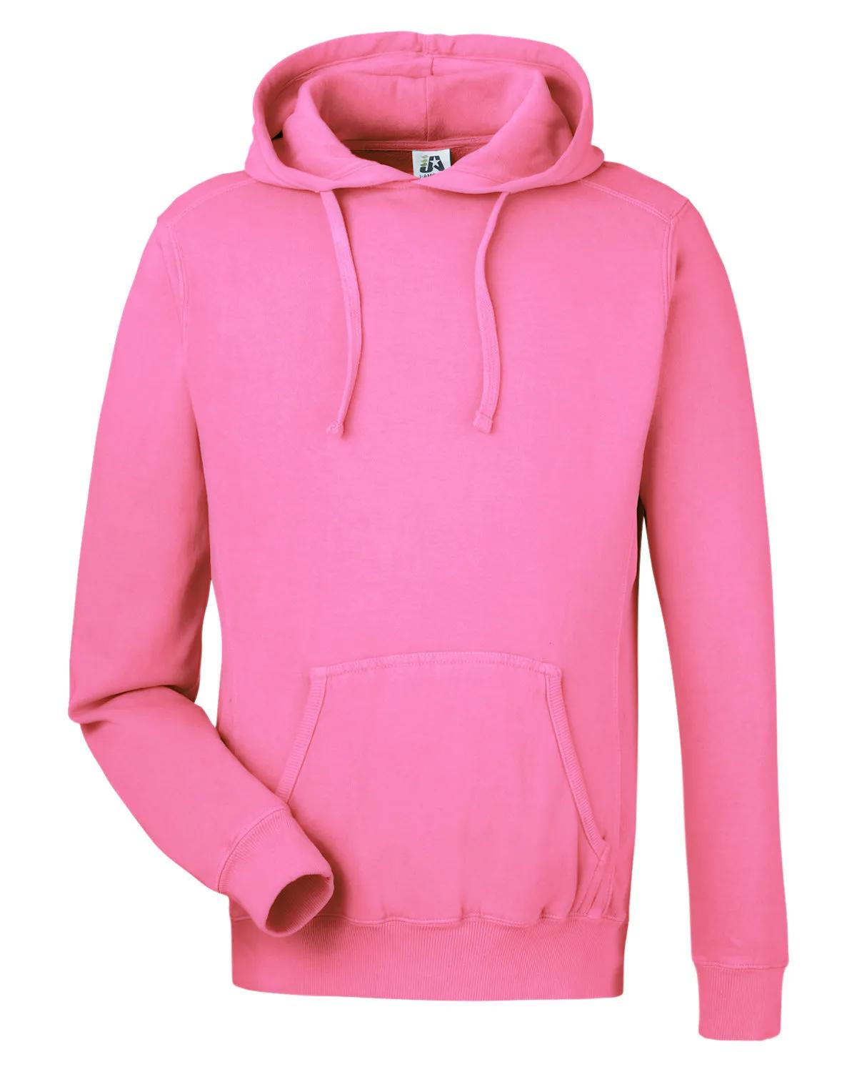 Unisex Pigment Dyed Fleece Hooded Sweatshirt 3 of 35