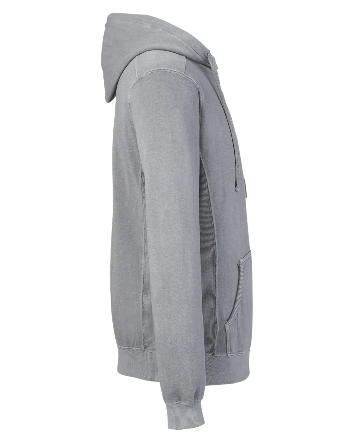 Unisex Pigment Dyed Fleece Hooded Sweatshirt 12 of 35