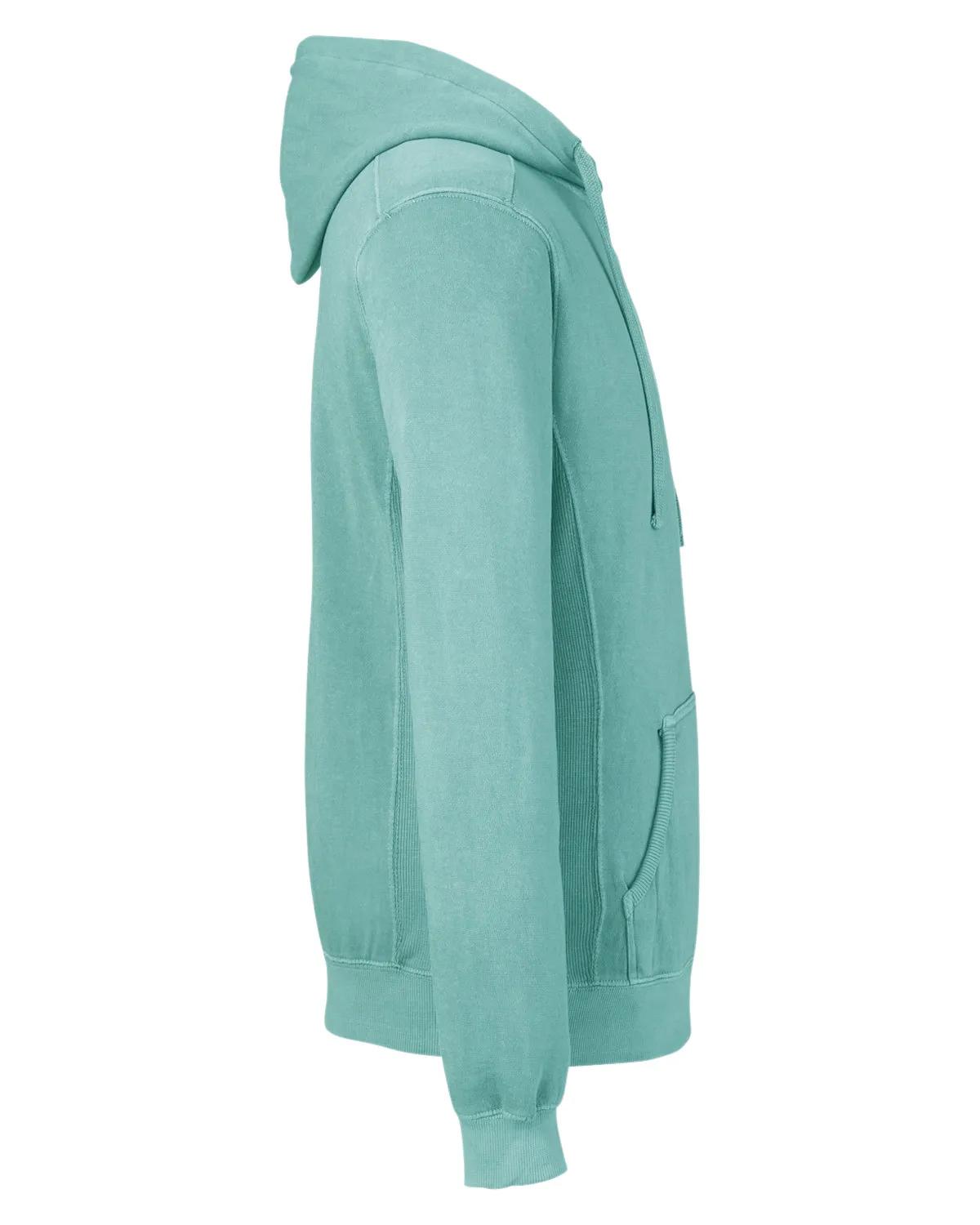 Unisex Pigment Dyed Fleece Hooded Sweatshirt 27 of 35