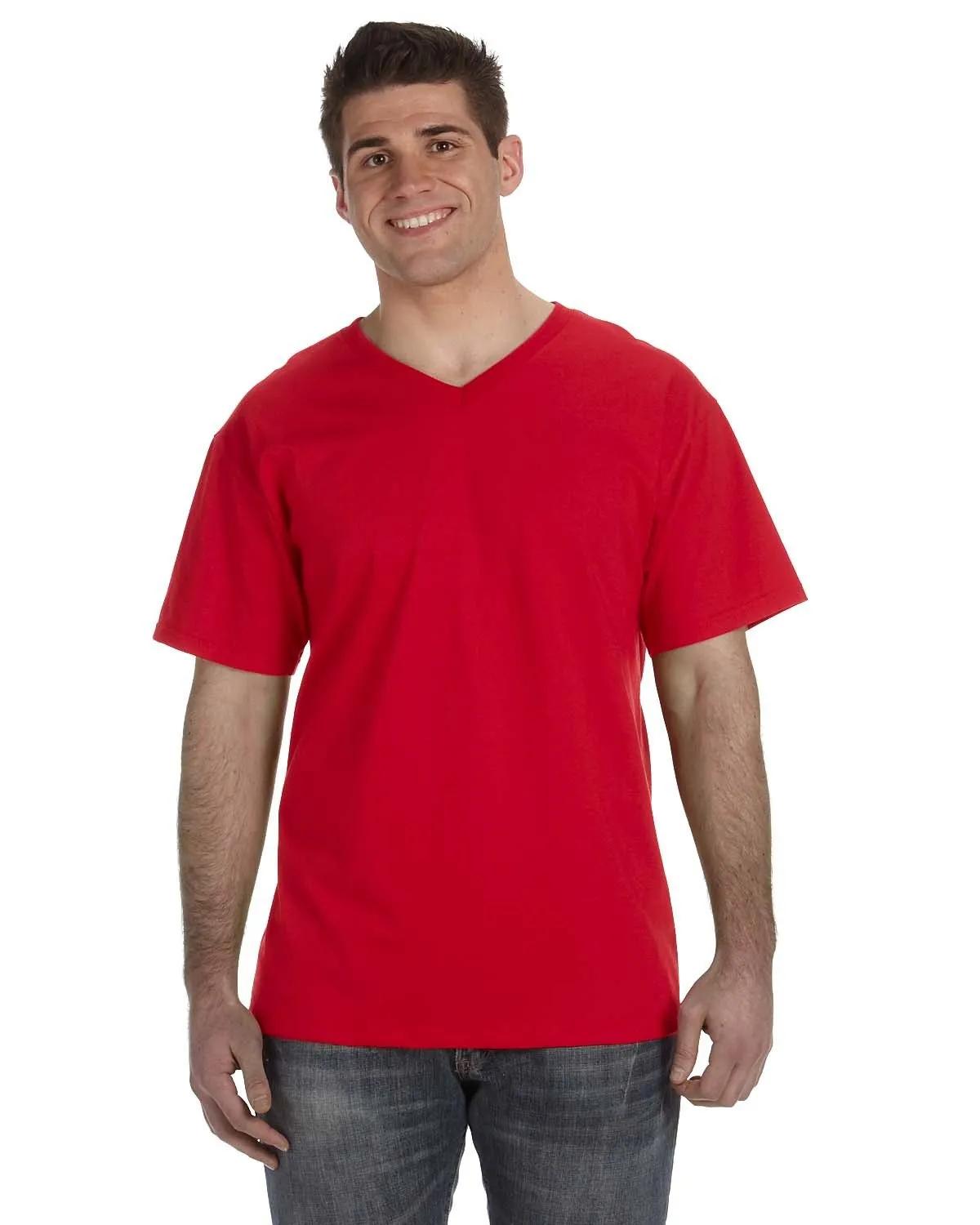 Adult HD Cotton™ V-Neck T-Shirt 1 of 14