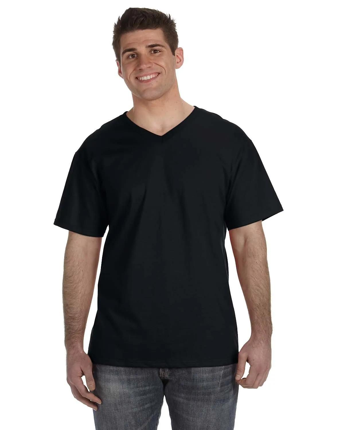 Adult HD Cotton™ V-Neck T-Shirt 3 of 14