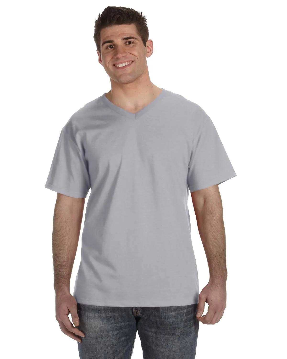 Adult HD Cotton™ V-Neck T-Shirt 3 of 14