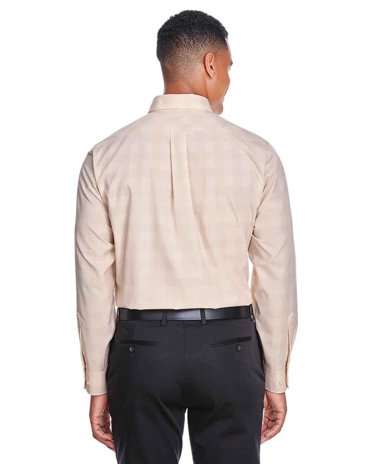 Men's Crown Collection® Glen Plaid Woven Shirt 12 of 13