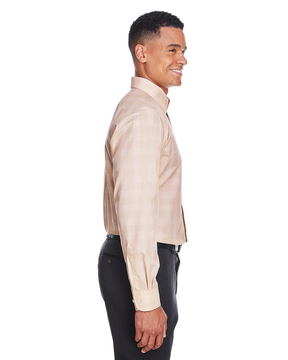 Men's Crown Collection® Glen Plaid Woven Shirt 13 of 13