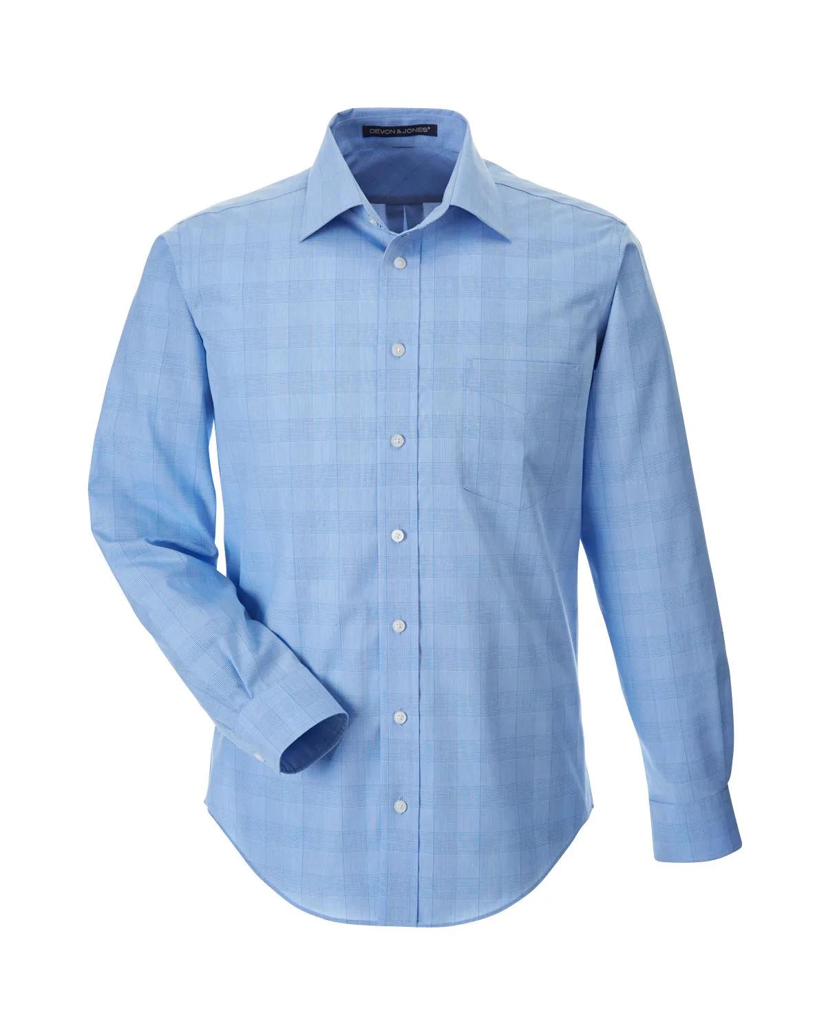 Men's Crown Collection® Glen Plaid Woven Shirt 10 of 13