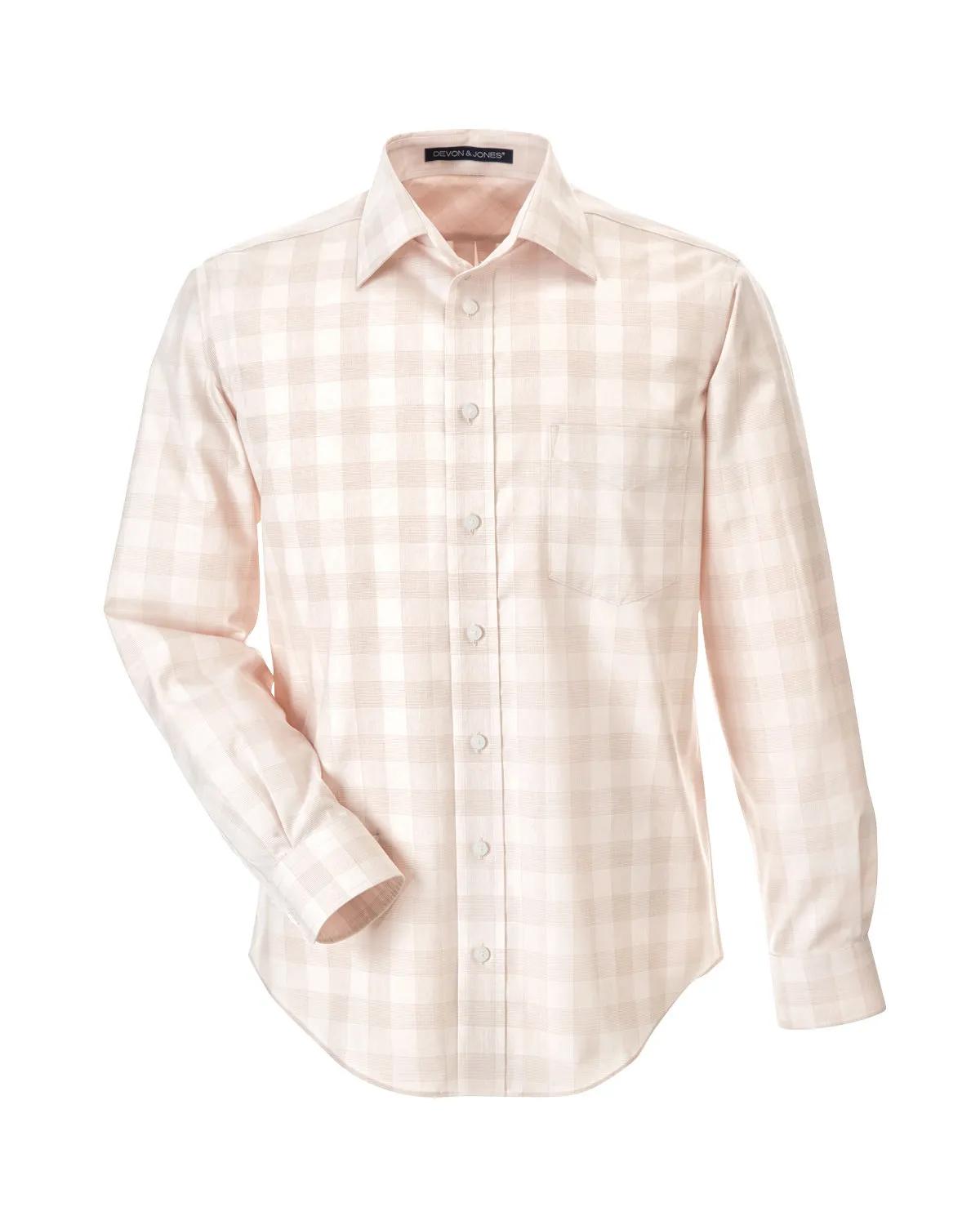 Men's Crown Collection® Glen Plaid Woven Shirt 7 of 13