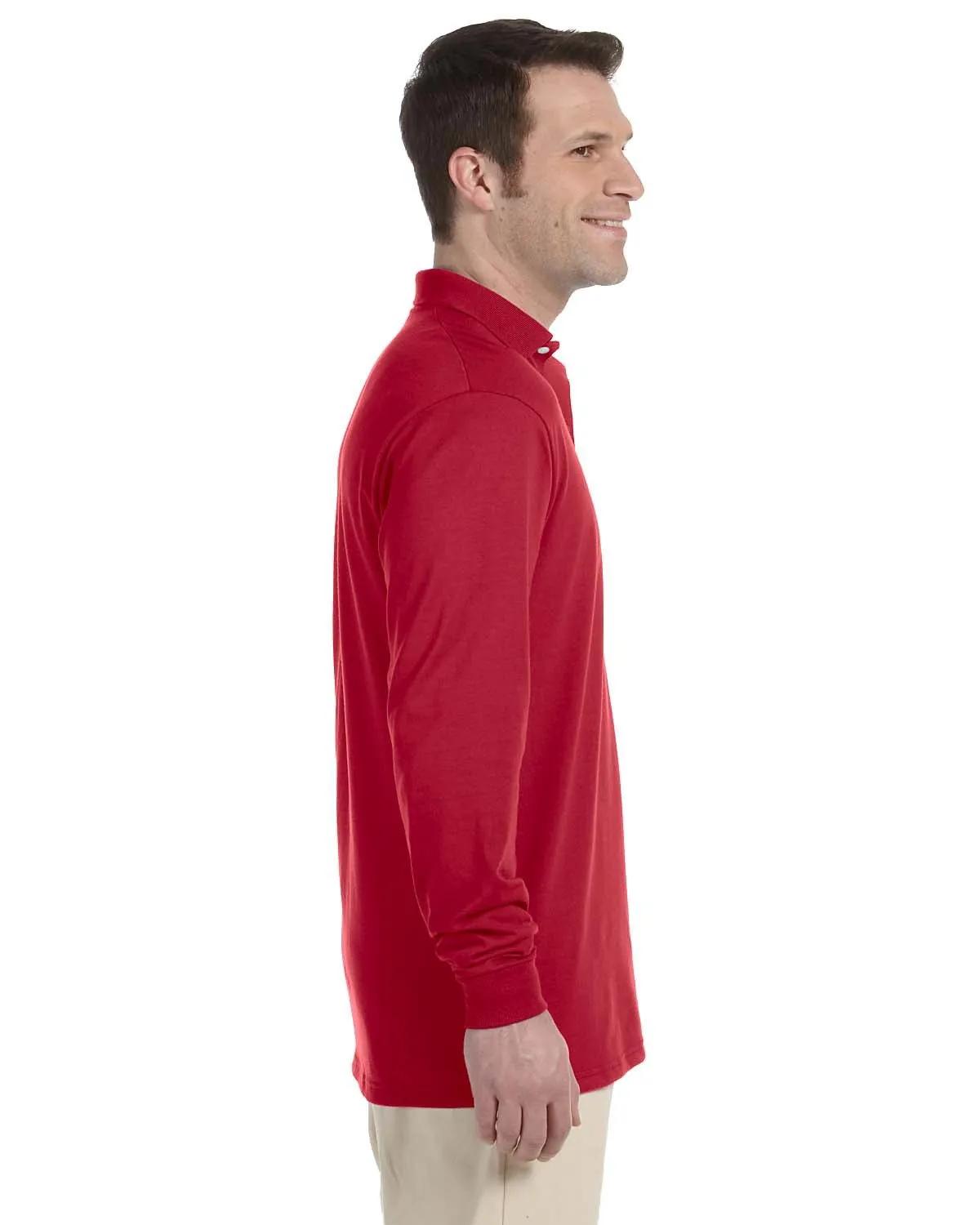 Adult SpotShield™ Long-Sleeve Jersey Polo 10 of 20