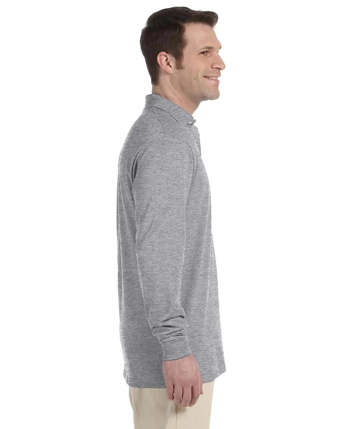 Adult SpotShield™ Long-Sleeve Jersey Polo 8 of 20