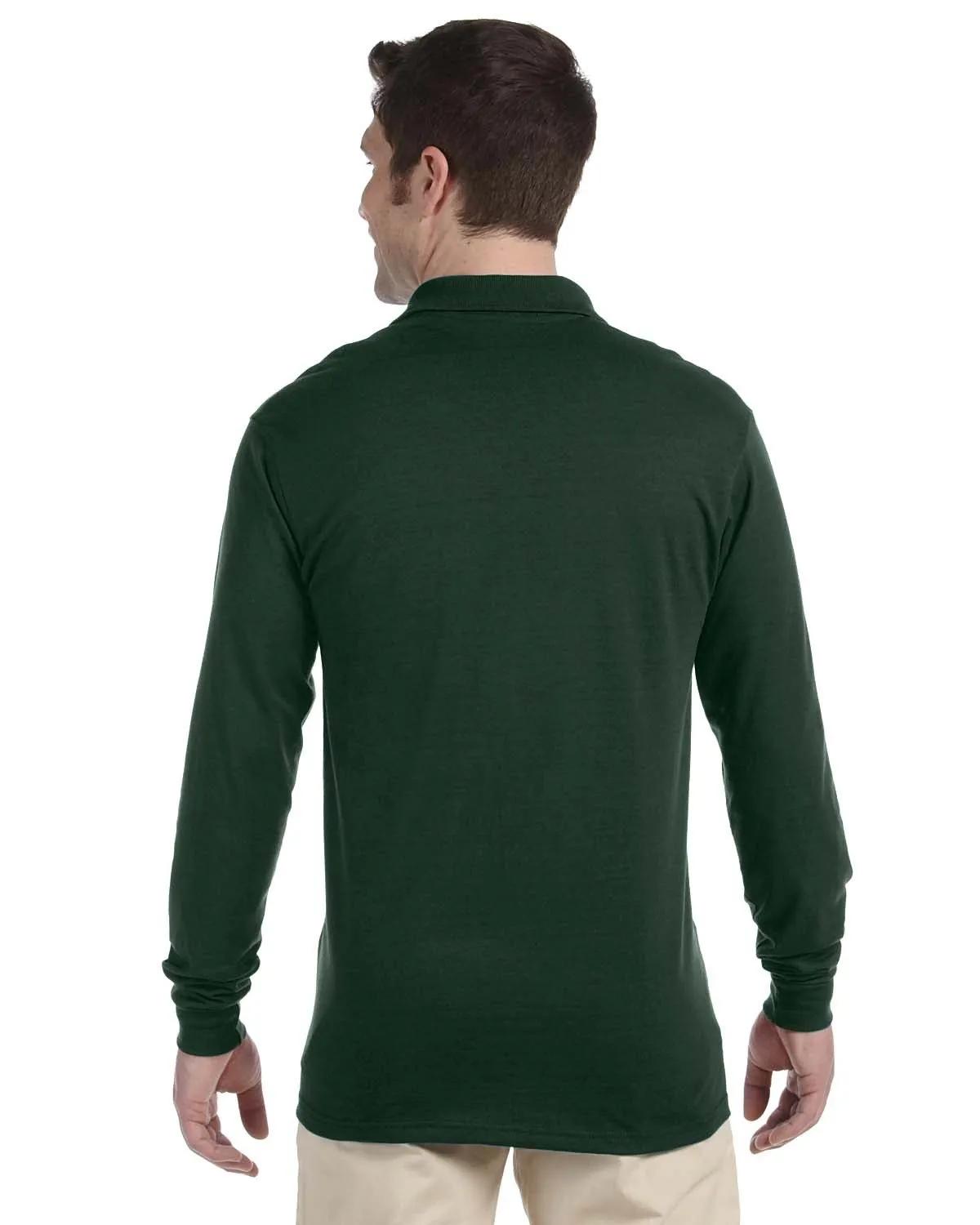 Adult SpotShield™ Long-Sleeve Jersey Polo 19 of 20