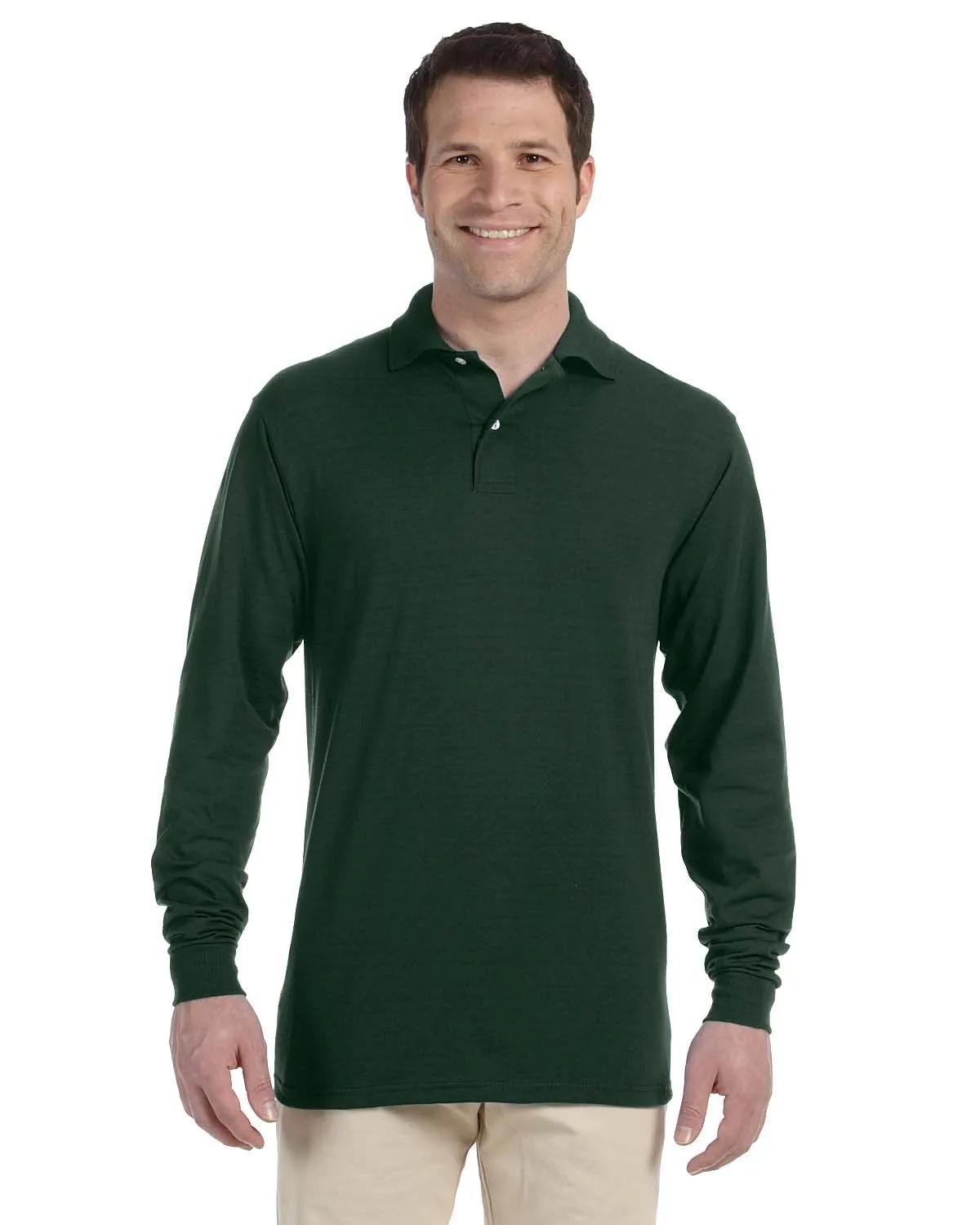 Adult SpotShield™ Long-Sleeve Jersey Polo 2 of 20