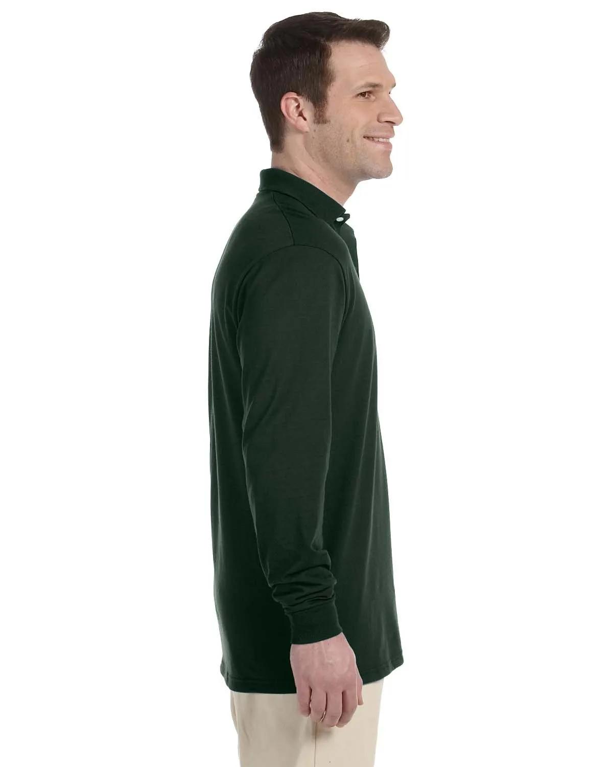 Adult SpotShield™ Long-Sleeve Jersey Polo 12 of 20