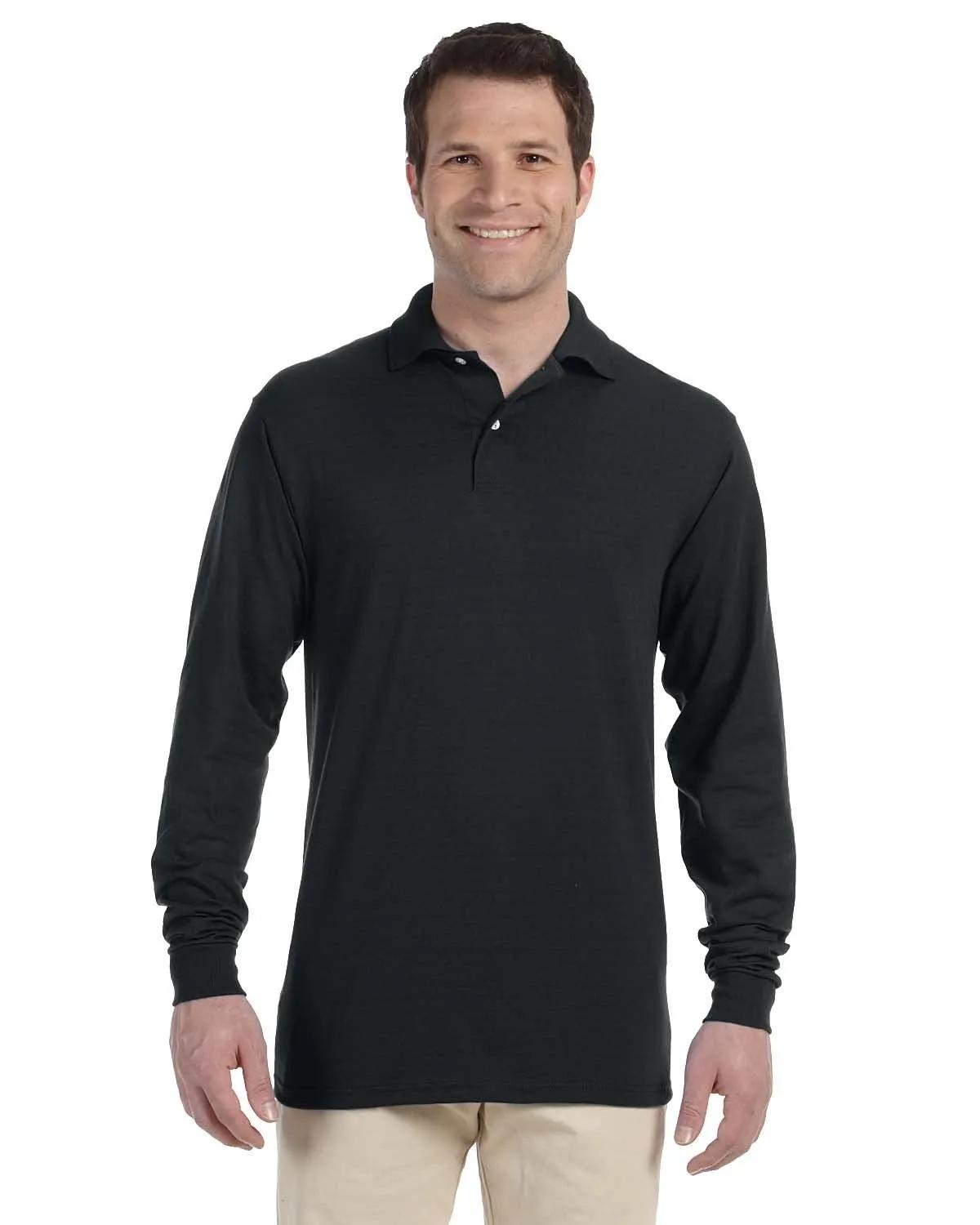 Adult SpotShield™ Long-Sleeve Jersey Polo 1 of 20
