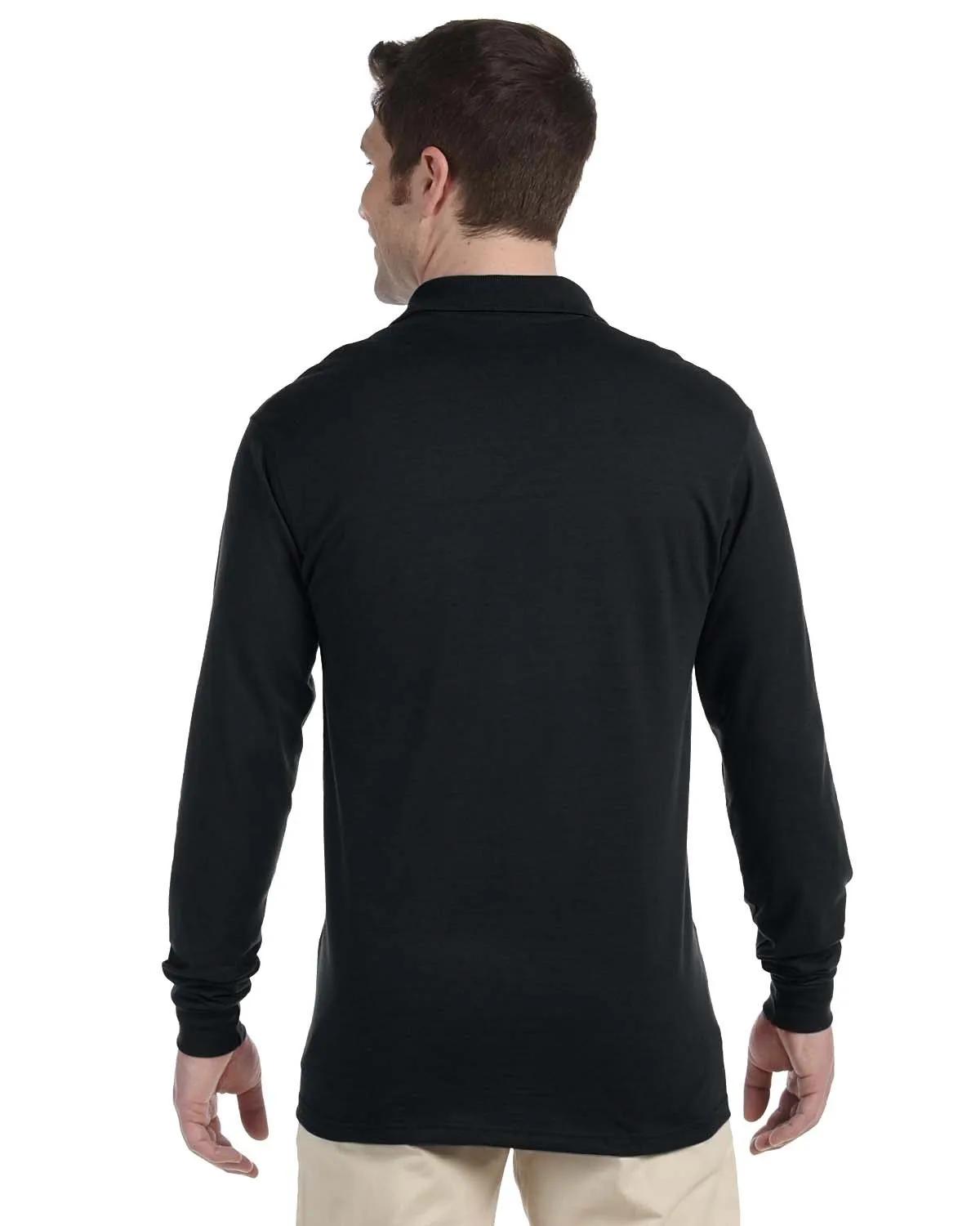 Adult SpotShield™ Long-Sleeve Jersey Polo 17 of 20