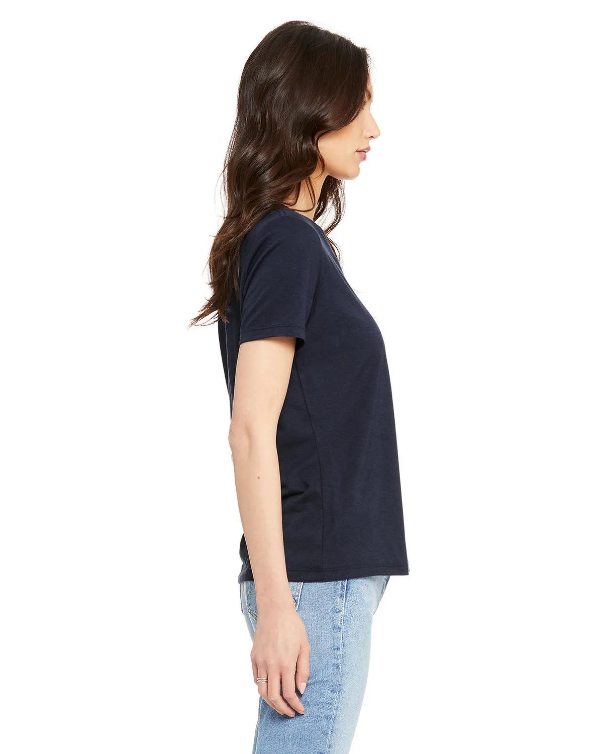 Ladies' Relaxed Triblend V-Neck T-Shirt 28 of 46