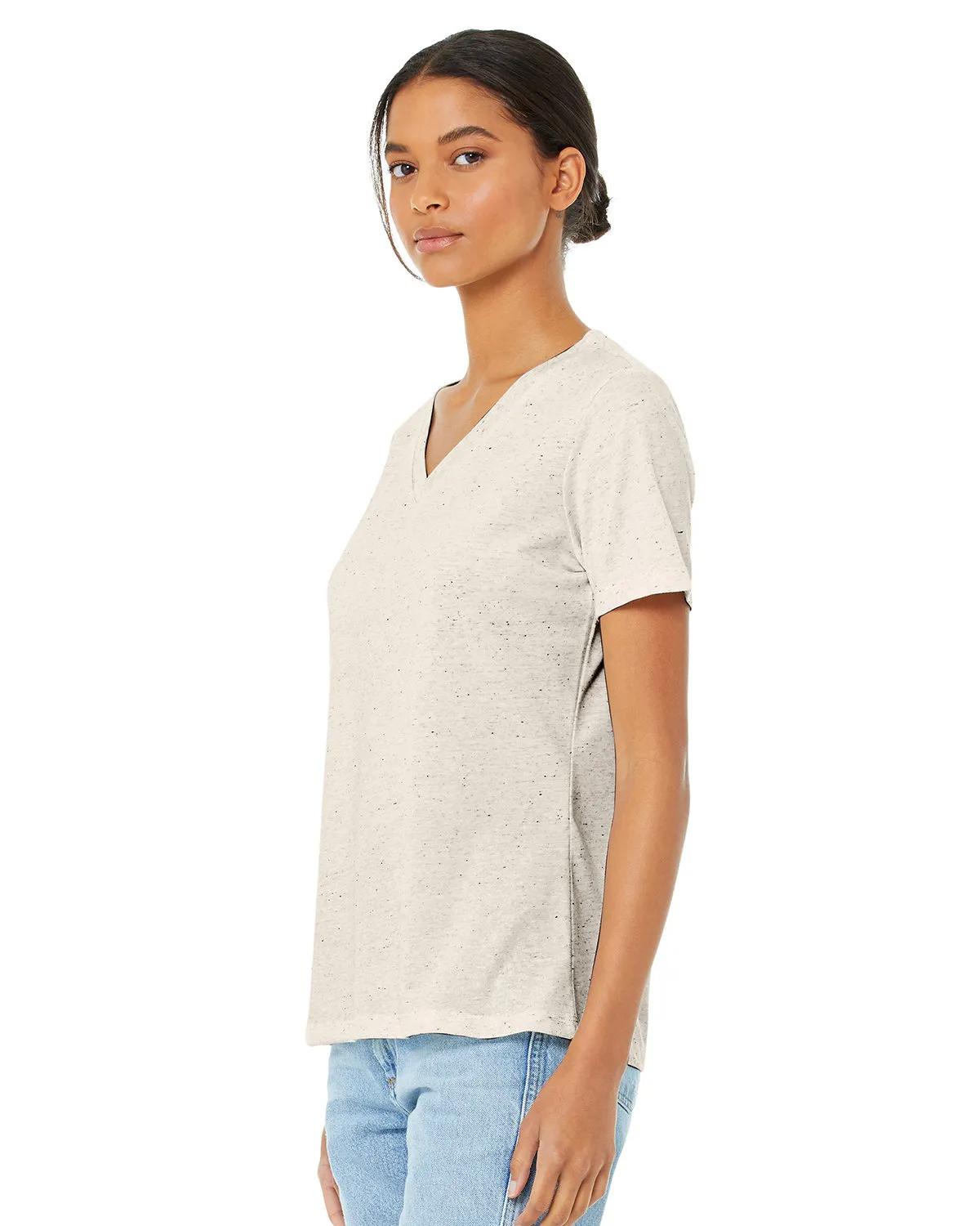 Ladies' Relaxed Triblend V-Neck T-Shirt 33 of 46