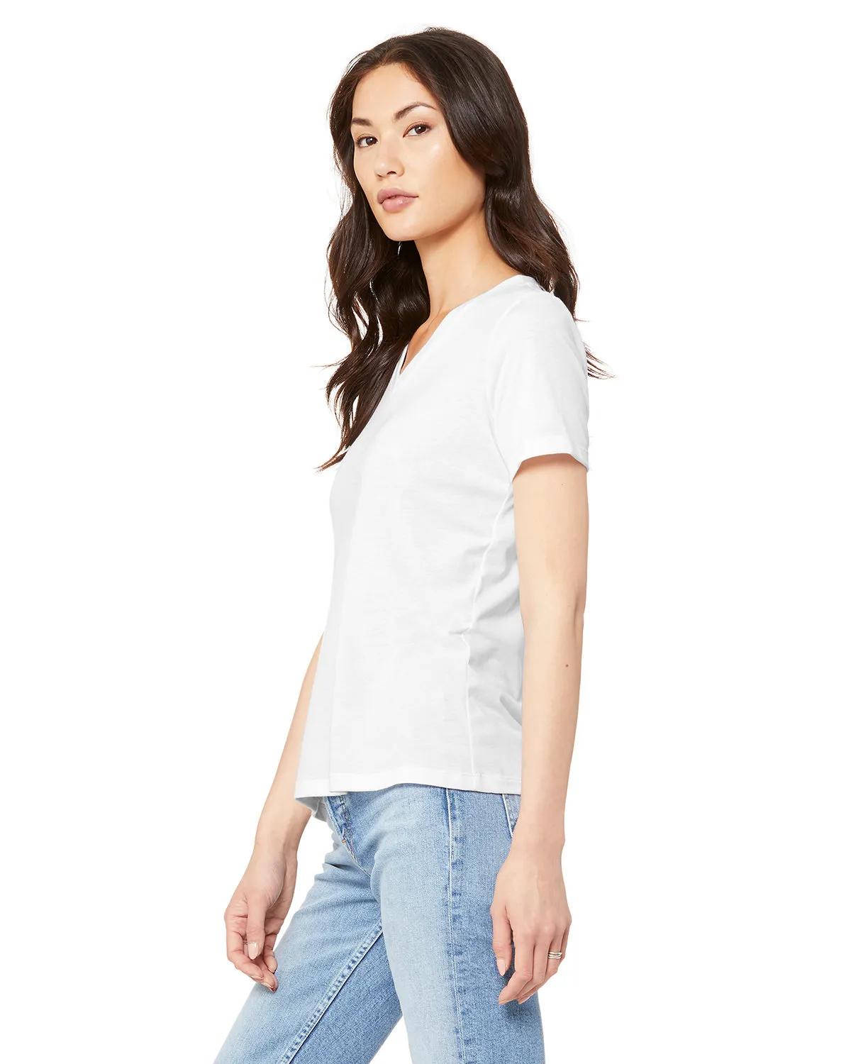 Ladies' Relaxed Triblend V-Neck T-Shirt 30 of 46