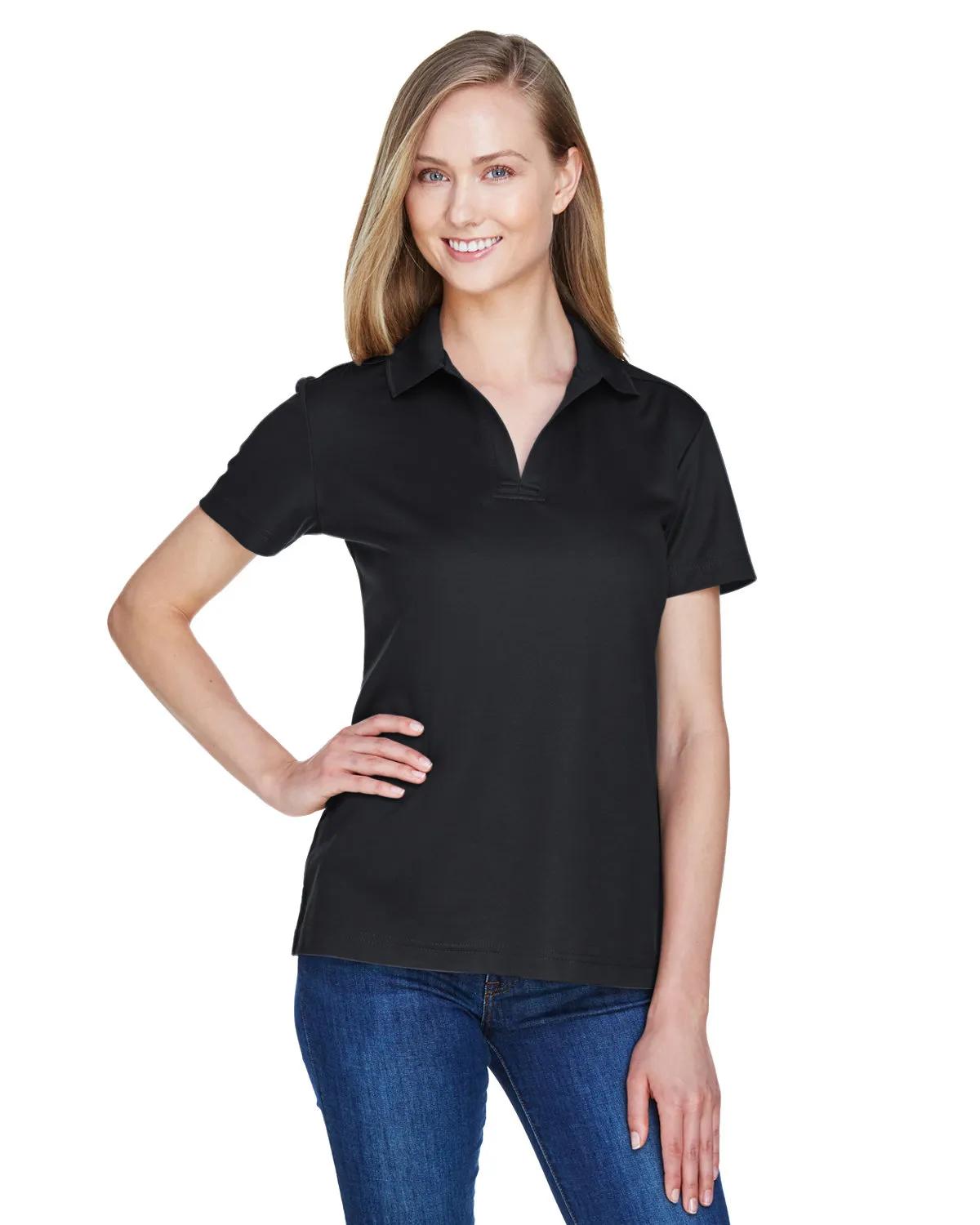 CrownLux Performance® Ladies' Plaited Polo 12 of 95