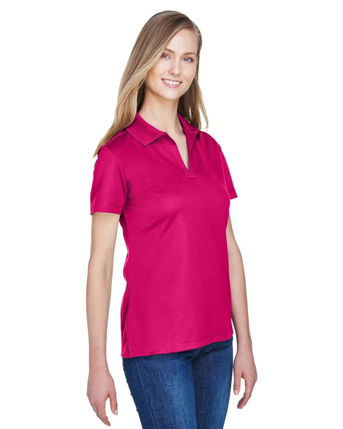 CrownLux Performance® Ladies' Plaited Polo 77 of 95