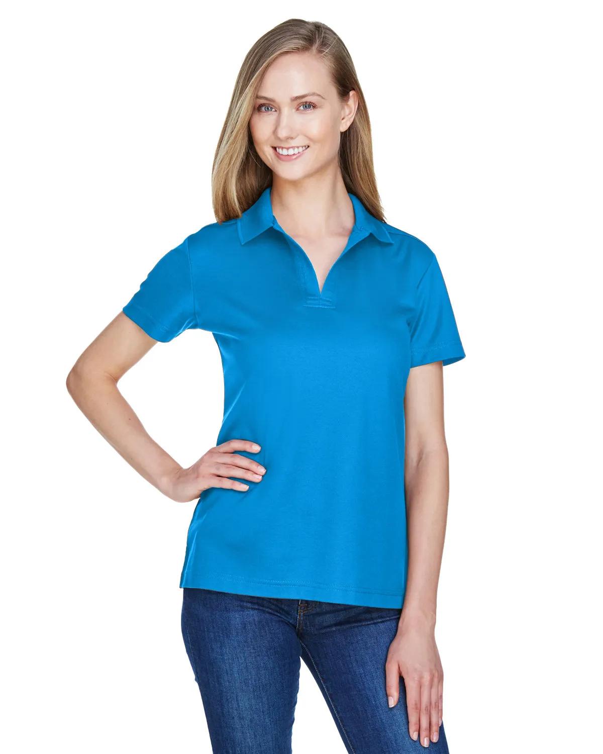 CrownLux Performance® Ladies' Plaited Polo 9 of 95
