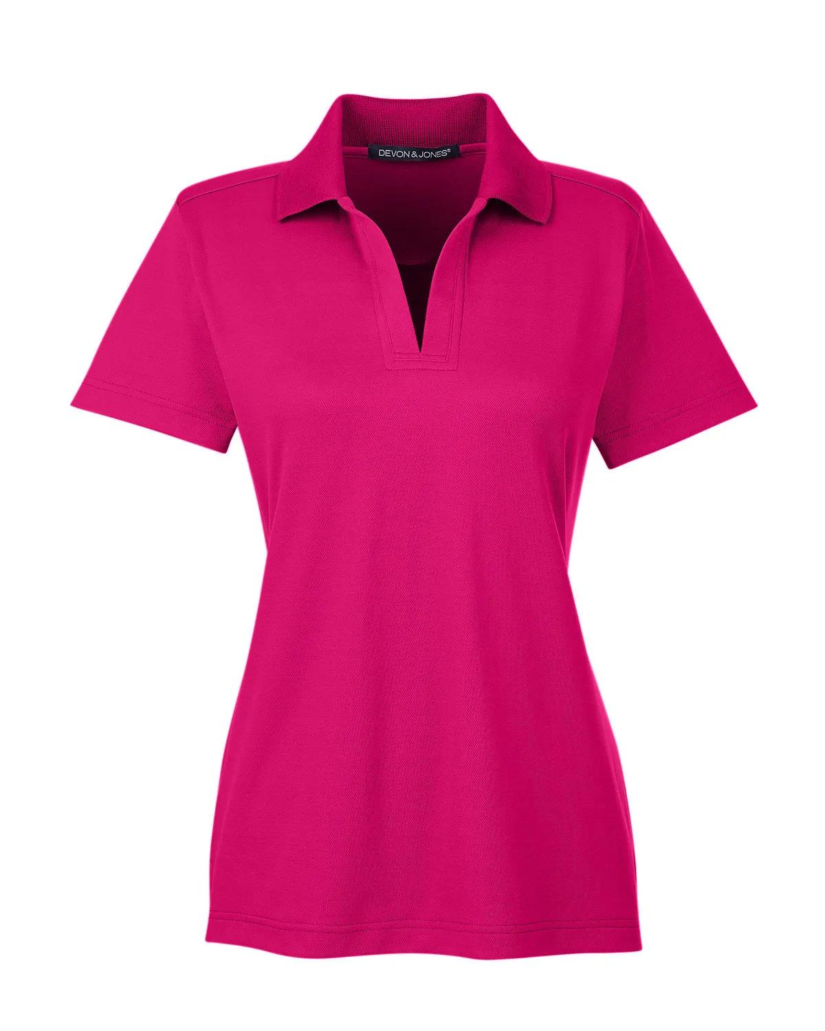 CrownLux Performance® Ladies' Plaited Polo 82 of 95