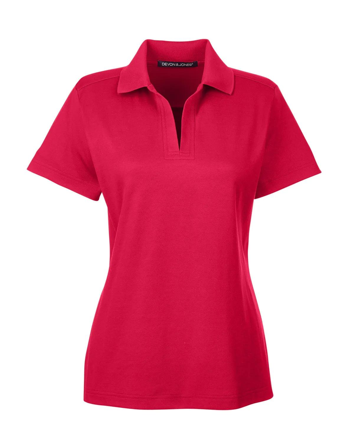 CrownLux Performance® Ladies' Plaited Polo 55 of 95