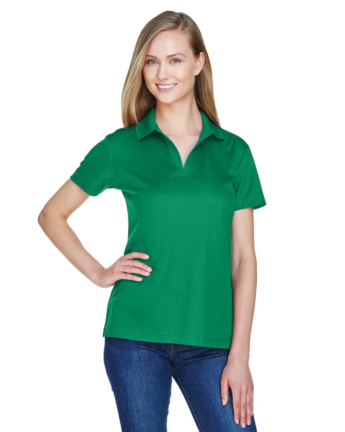 CrownLux Performance® Ladies' Plaited Polo 5 of 95