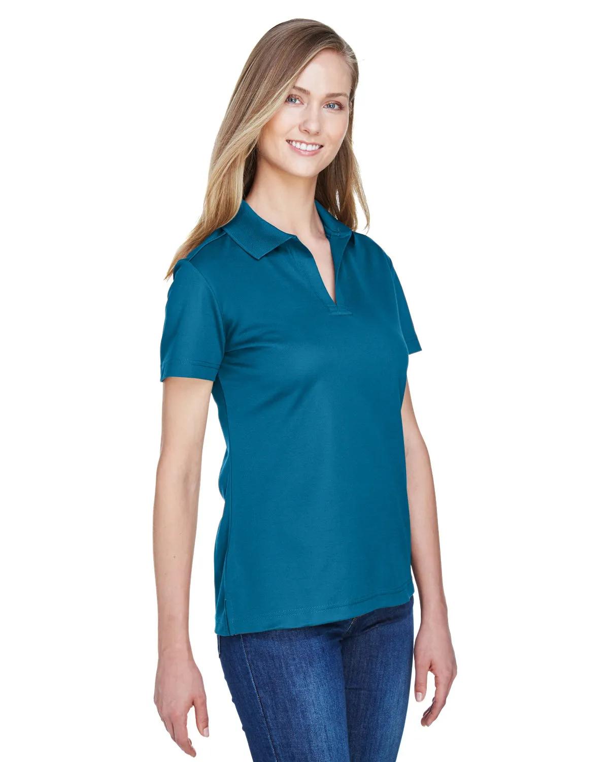 CrownLux Performance® Ladies' Plaited Polo 91 of 95