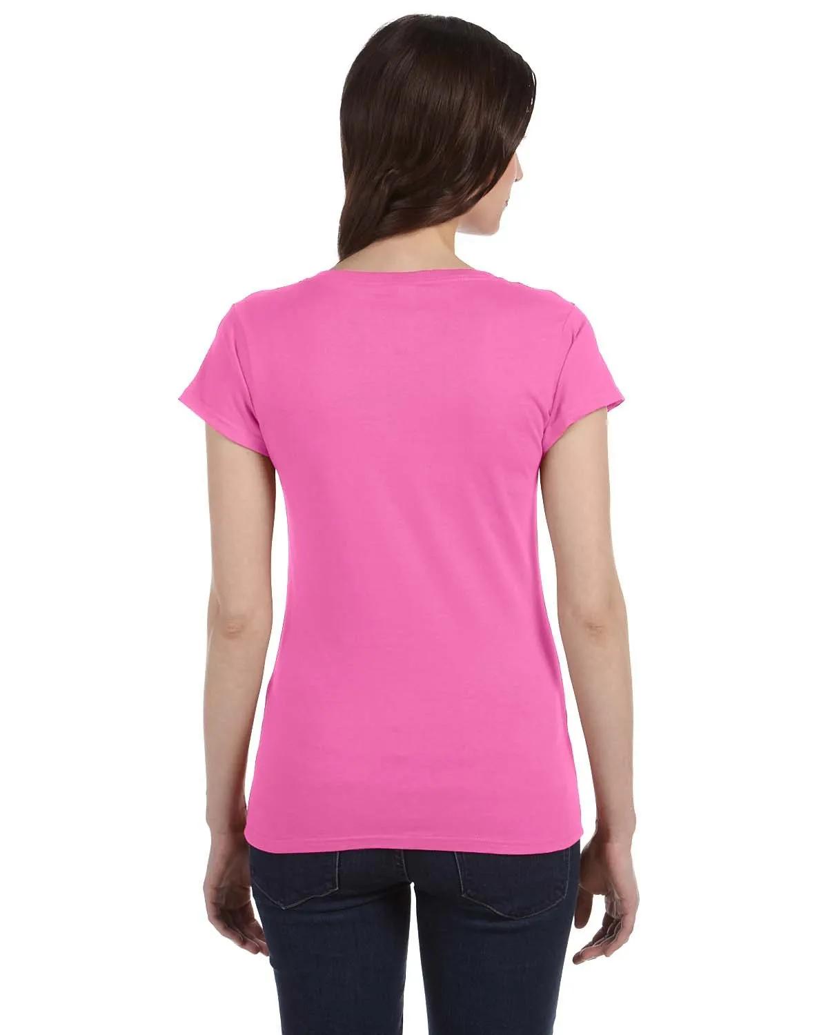 Ladies' SoftStyle® Fitted V-Neck T-Shirt 26 of 29
