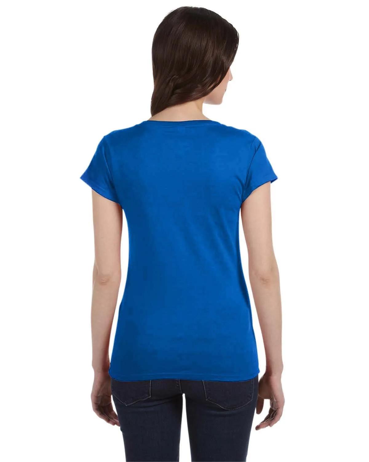 Ladies' SoftStyle® Fitted V-Neck T-Shirt 12 of 29