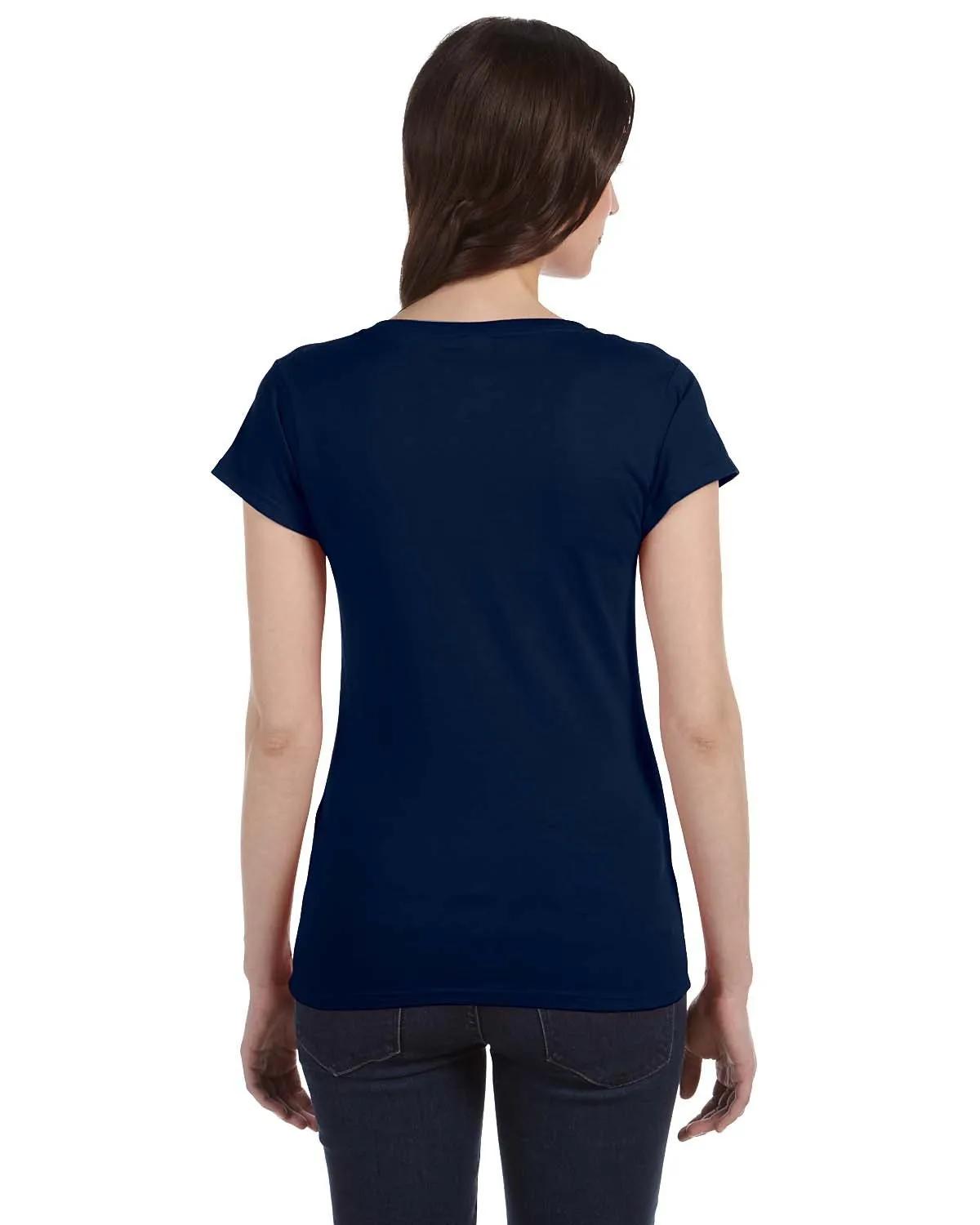 Ladies' SoftStyle® Fitted V-Neck T-Shirt 19 of 29