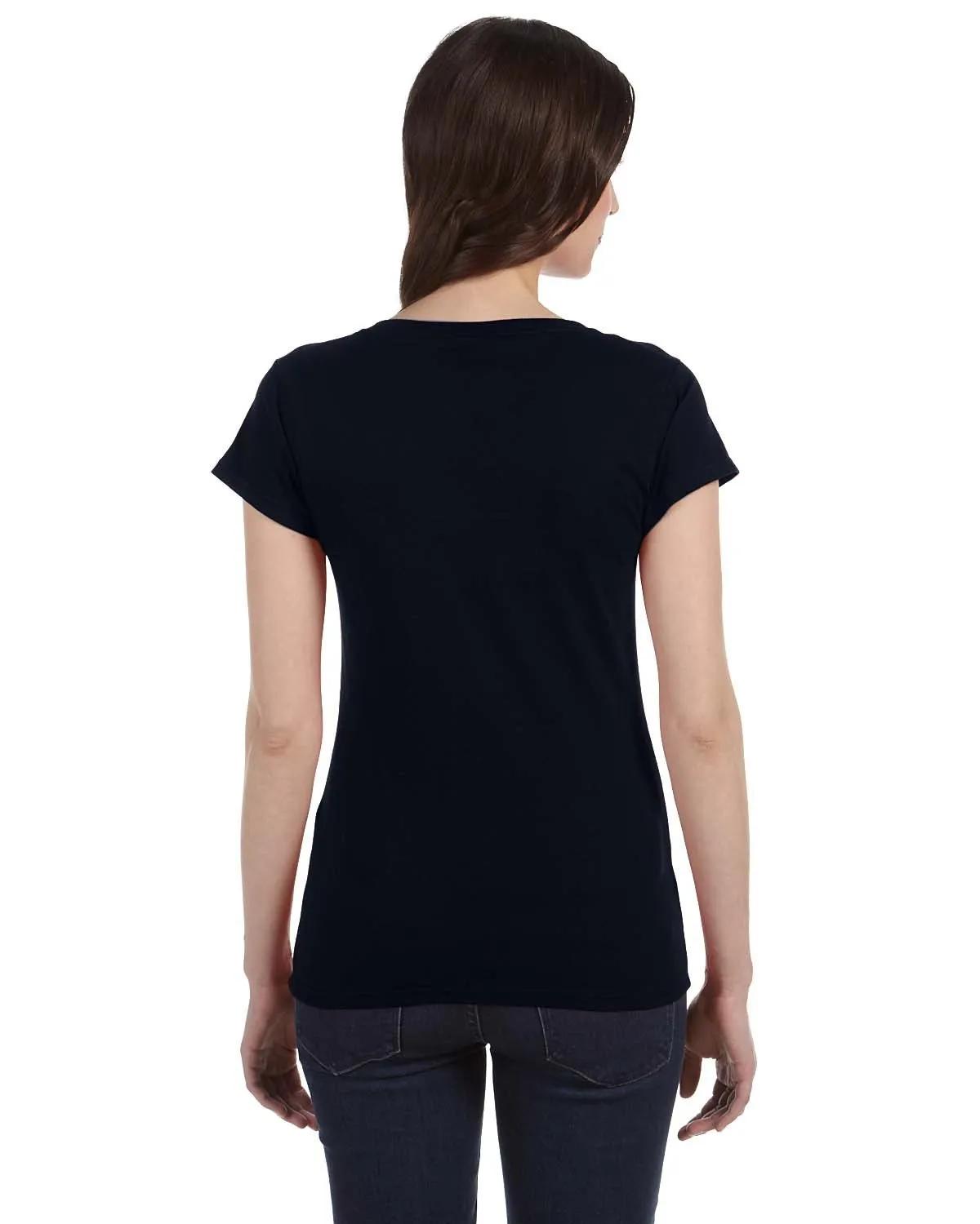 Ladies' SoftStyle® Fitted V-Neck T-Shirt 8 of 29