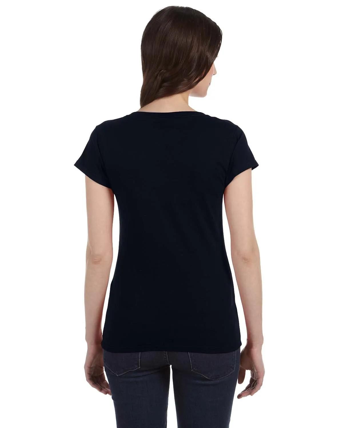 Ladies' SoftStyle® Fitted V-Neck T-Shirt 14 of 29