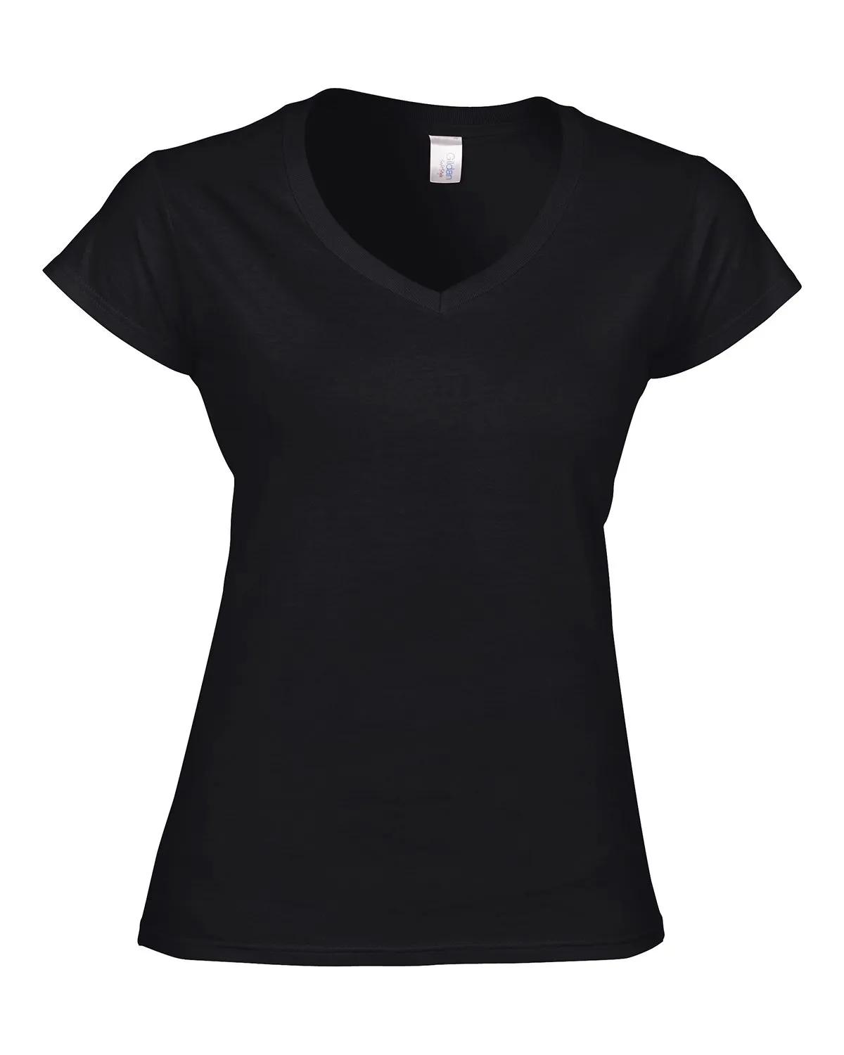 Ladies' SoftStyle® Fitted V-Neck T-Shirt 10 of 29