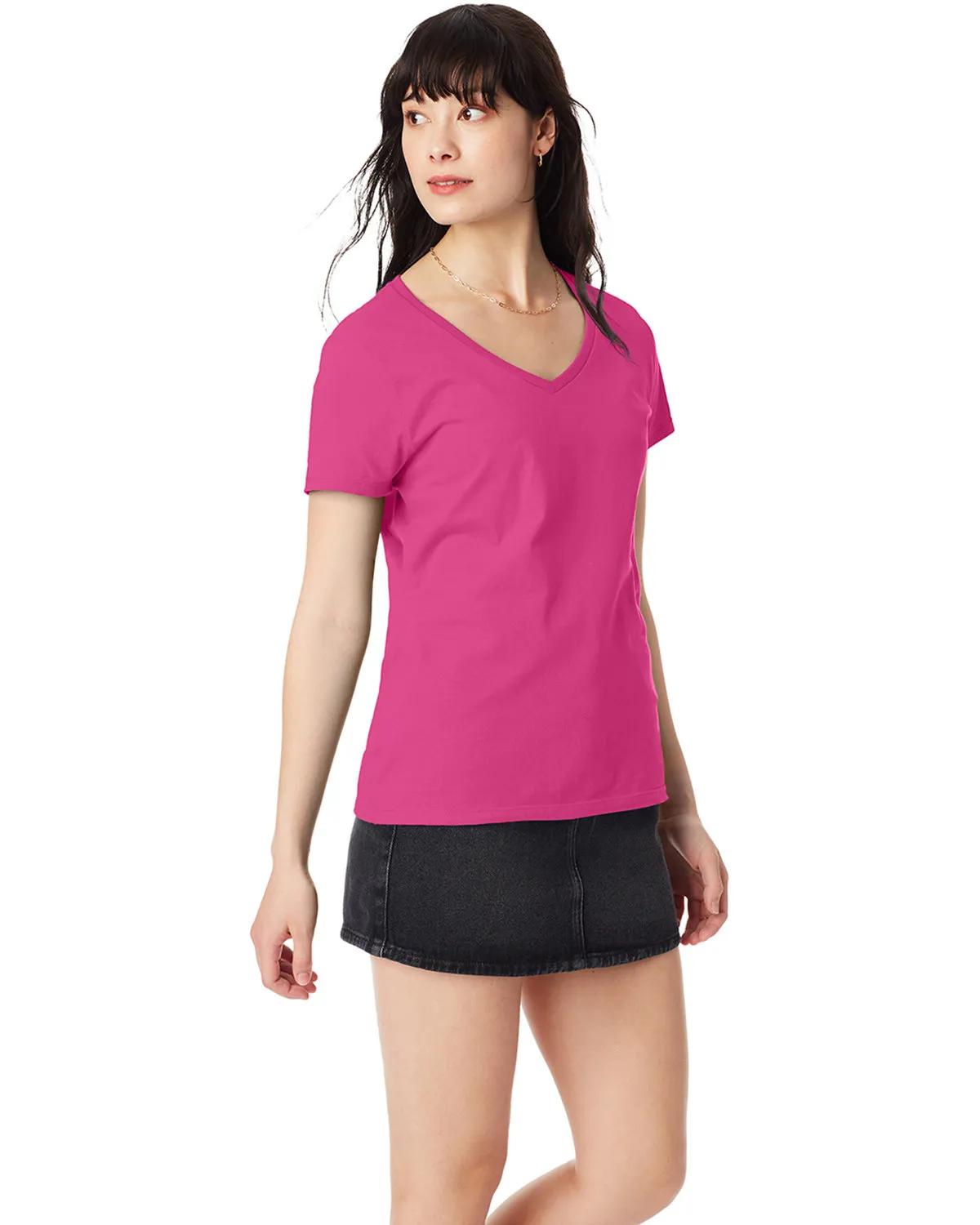 Ladies' Perfect-T V-Neck T-Shirt 2 of 67