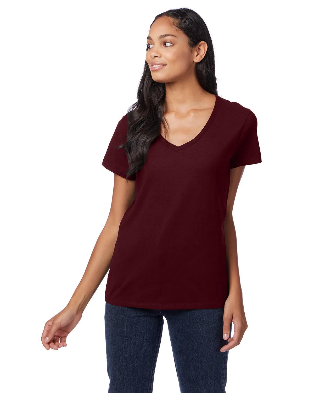 Ladies' Perfect-T V-Neck T-Shirt 4 of 67