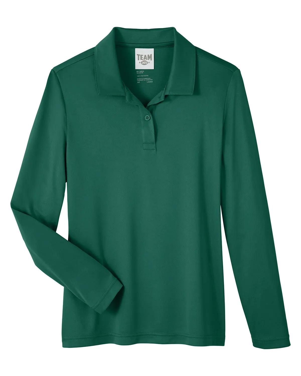 Ladies' Zone Performance Long Sleeve Polo 21 of 59