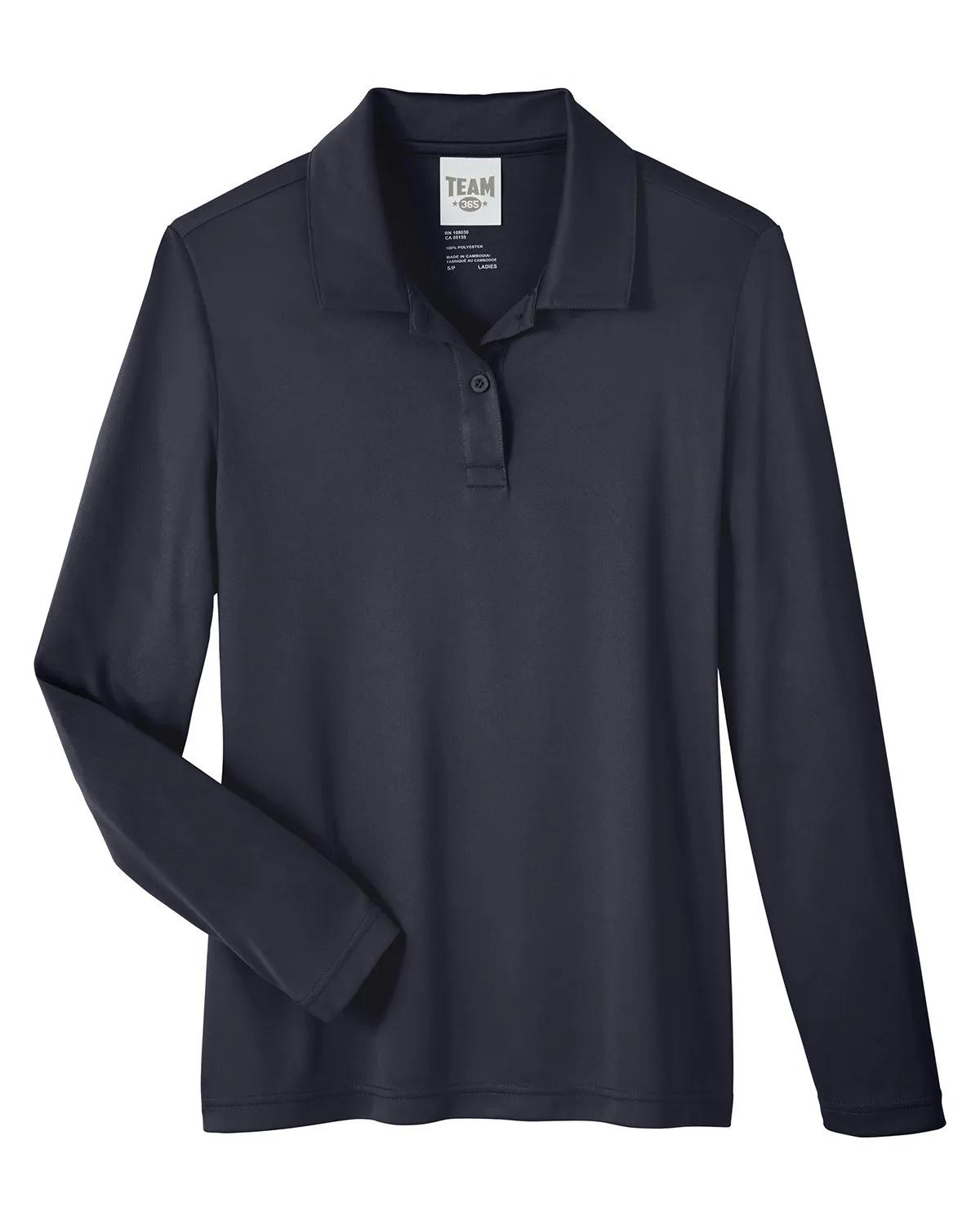 Ladies' Zone Performance Long Sleeve Polo 57 of 59