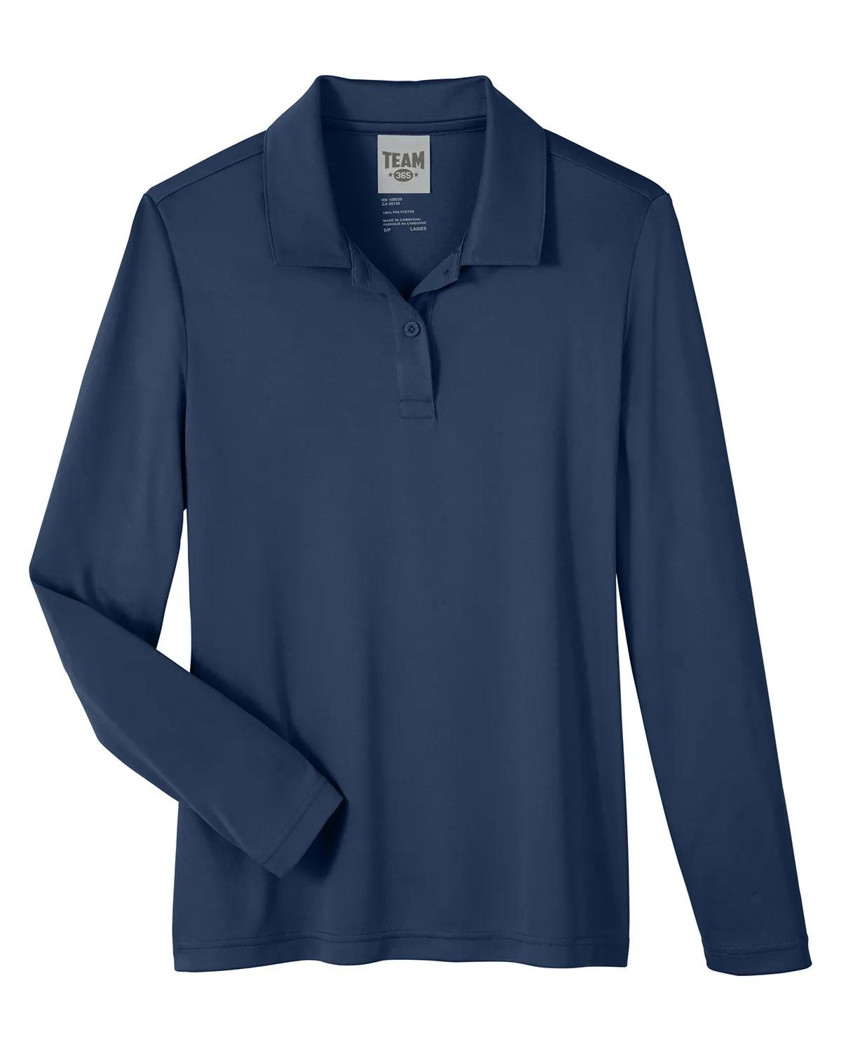 Ladies' Zone Performance Long Sleeve Polo 12 of 59