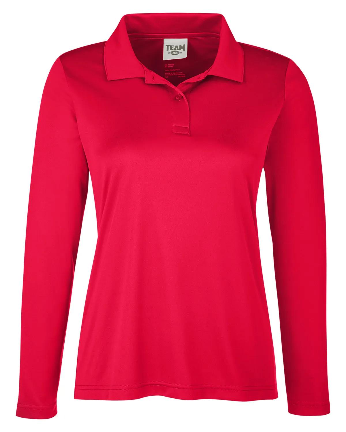 Ladies' Zone Performance Long Sleeve Polo 41 of 59