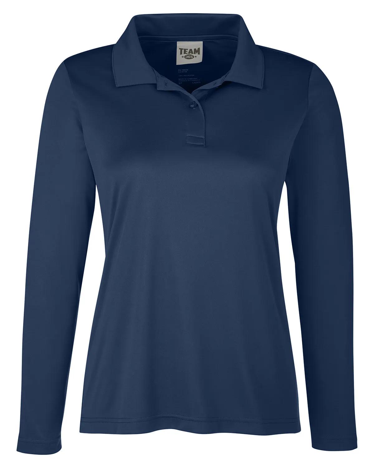 Ladies' Zone Performance Long Sleeve Polo 14 of 59