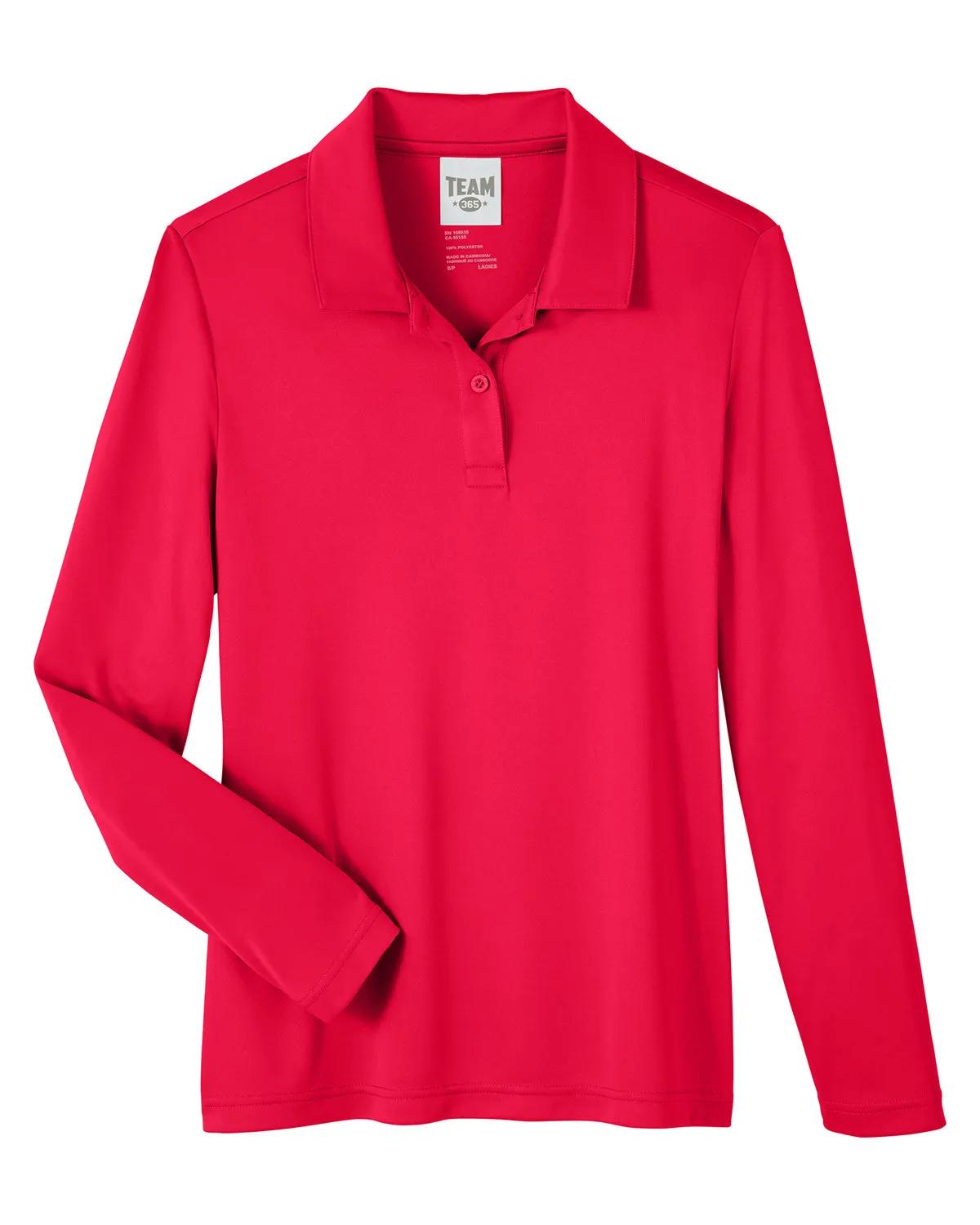 Ladies' Zone Performance Long Sleeve Polo 33 of 59